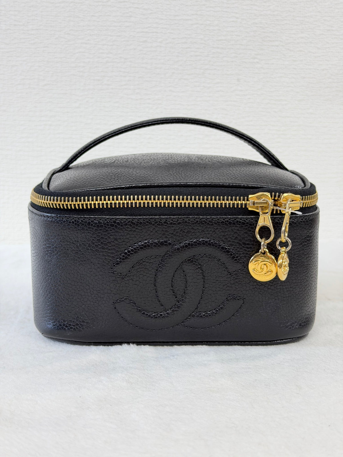 Chanel Caviar  CC Vanity Case Bag