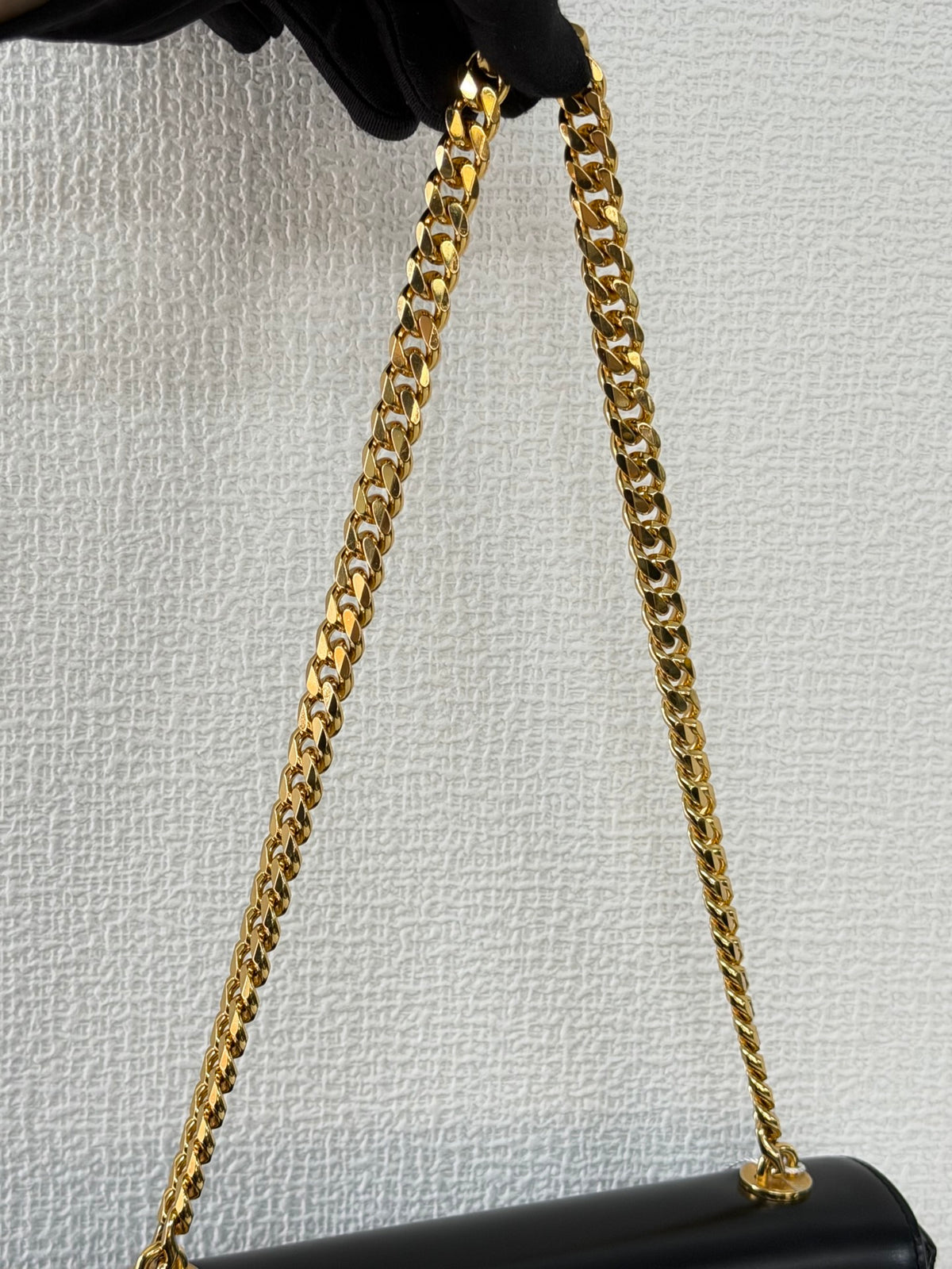 CELINE Triomphe Leather Chain Bag