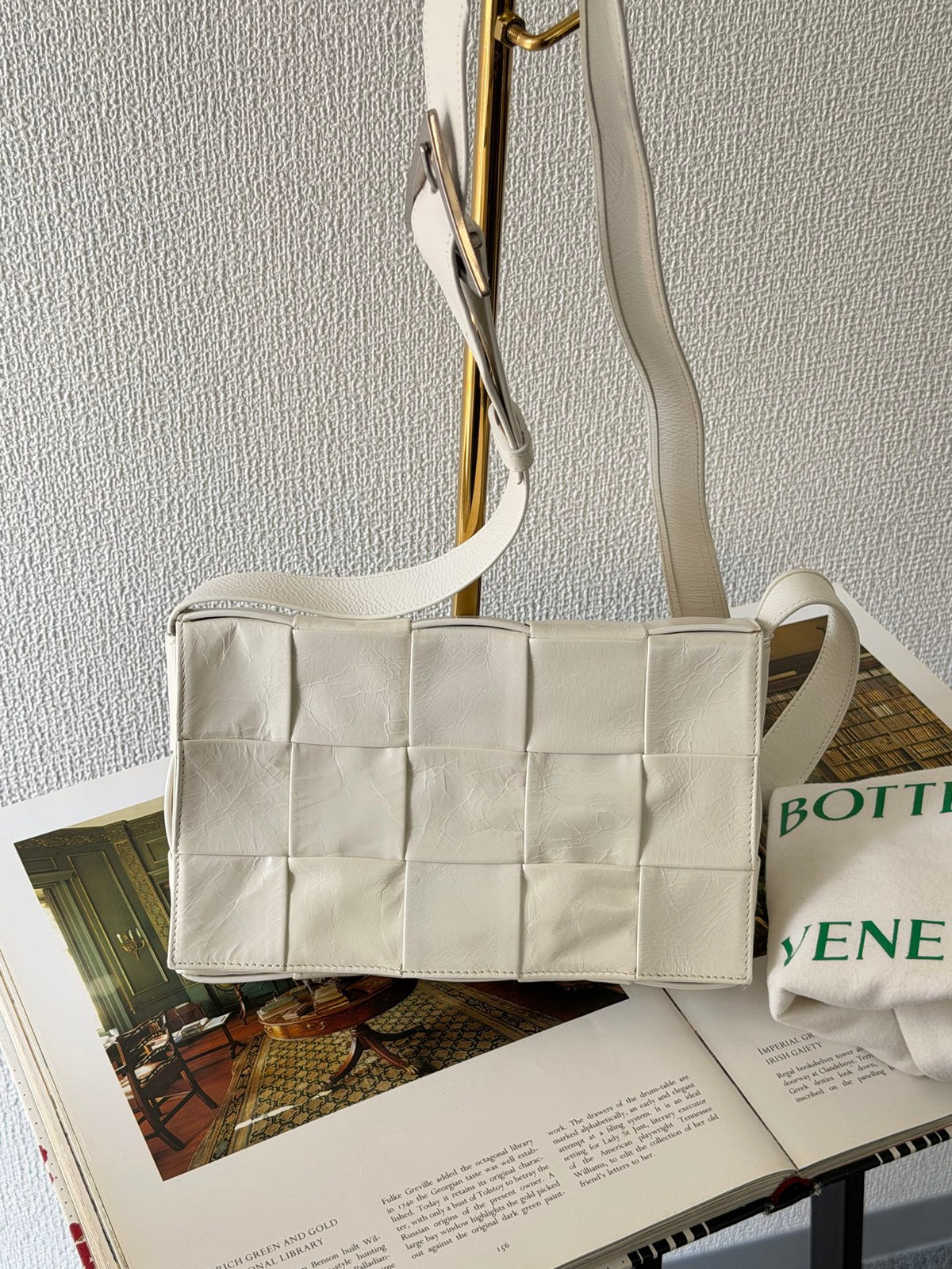 Bottega Veneta Cassette Pristine white Bag