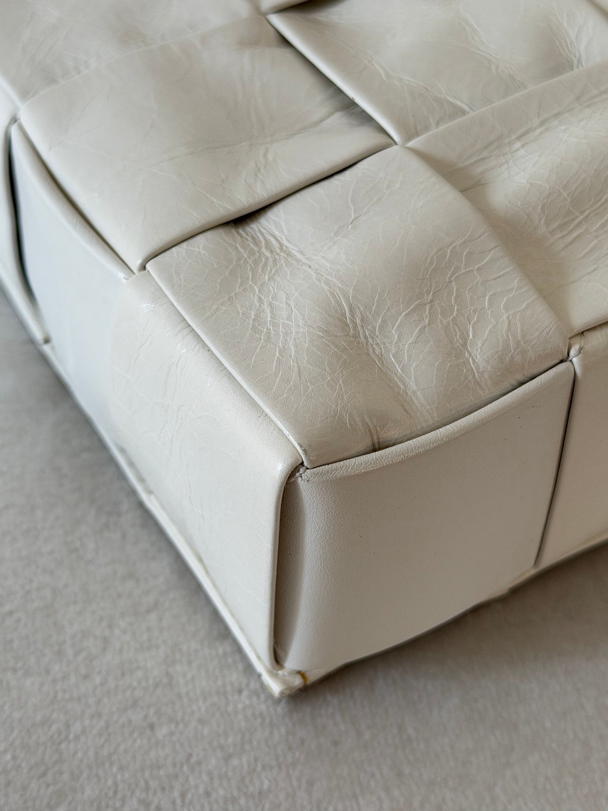 Bottega Veneta Cassette Pristine white Bag