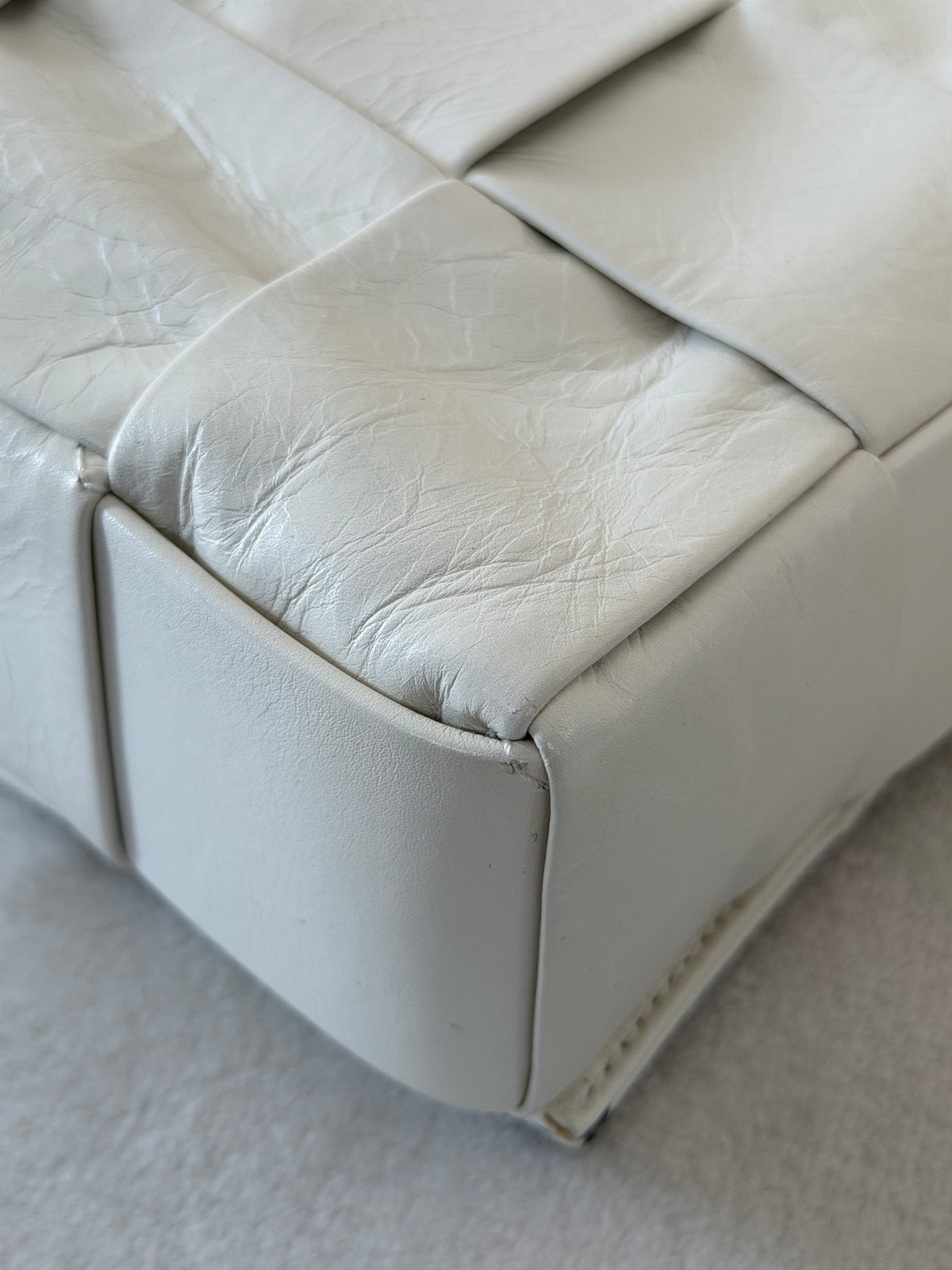 Bottega Veneta Cassette Pristine white Bag