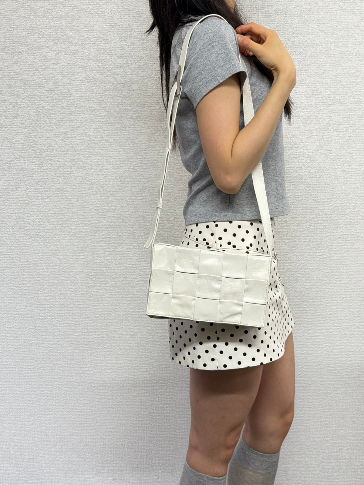 Bottega Veneta Cassette Pristine white Bag