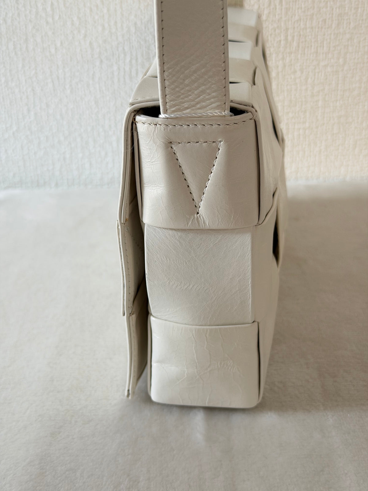 Bottega Veneta Cassette Pristine white Bag
