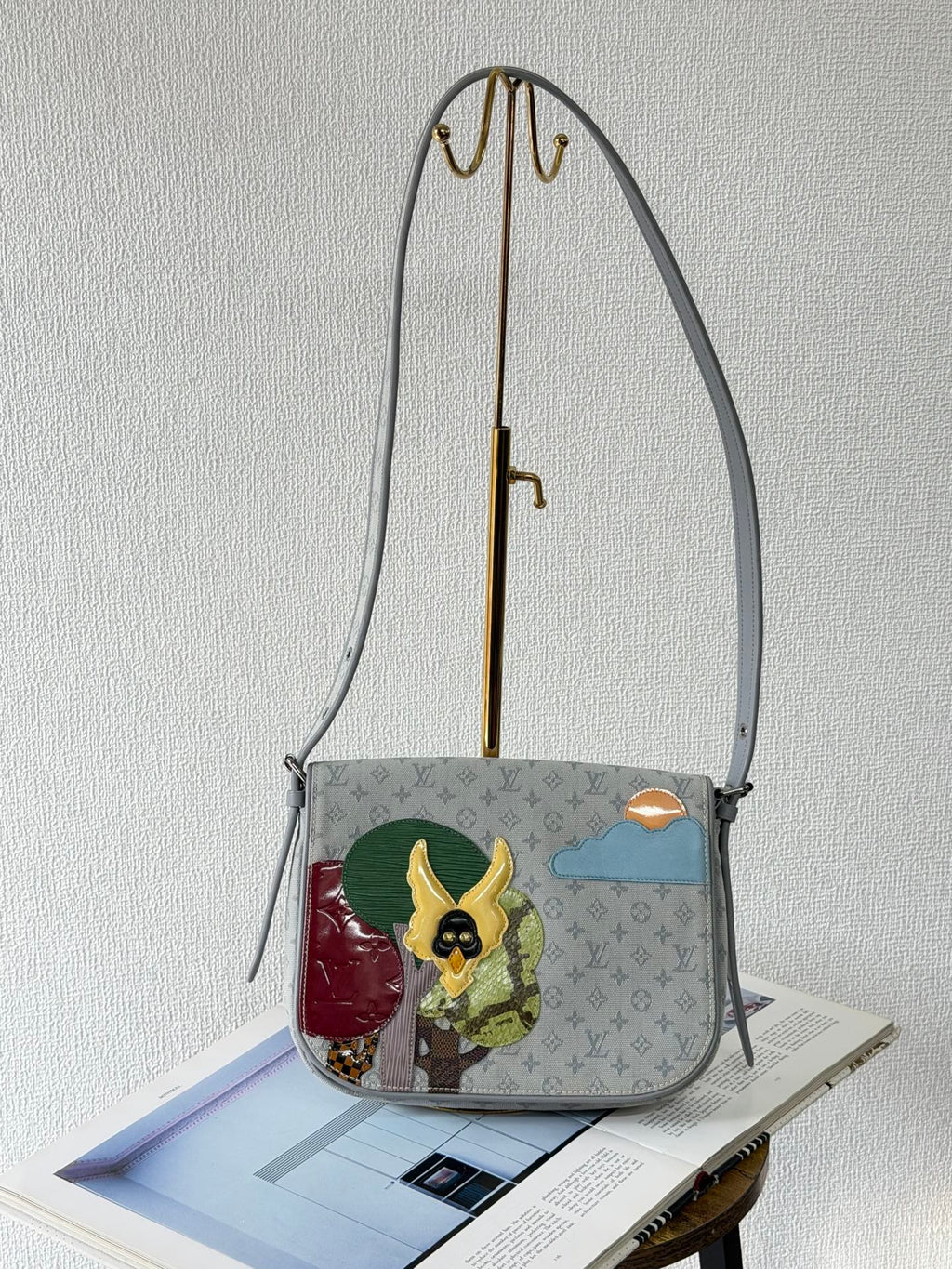 Louis Vuitton Limited Edition Conte de Fees Musette Monogram Mini Patchwork Shoulder Bag