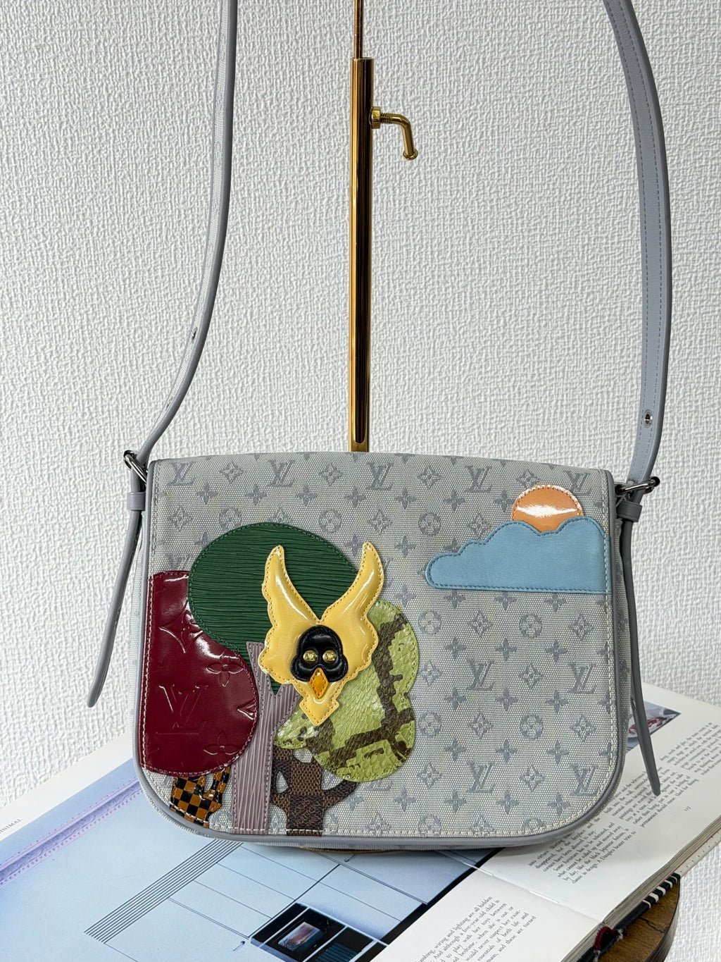 Louis Vuitton Limited Edition Conte de Fees Musette Monogram Mini Patchwork Shoulder Bag