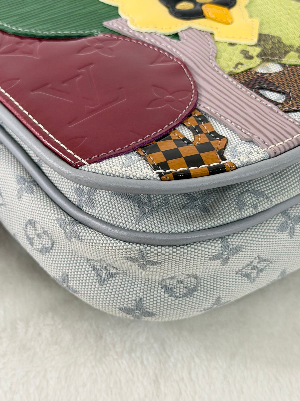 Louis Vuitton Limited Edition Conte de Fees Musette Monogram Mini Patchwork Shoulder Bag