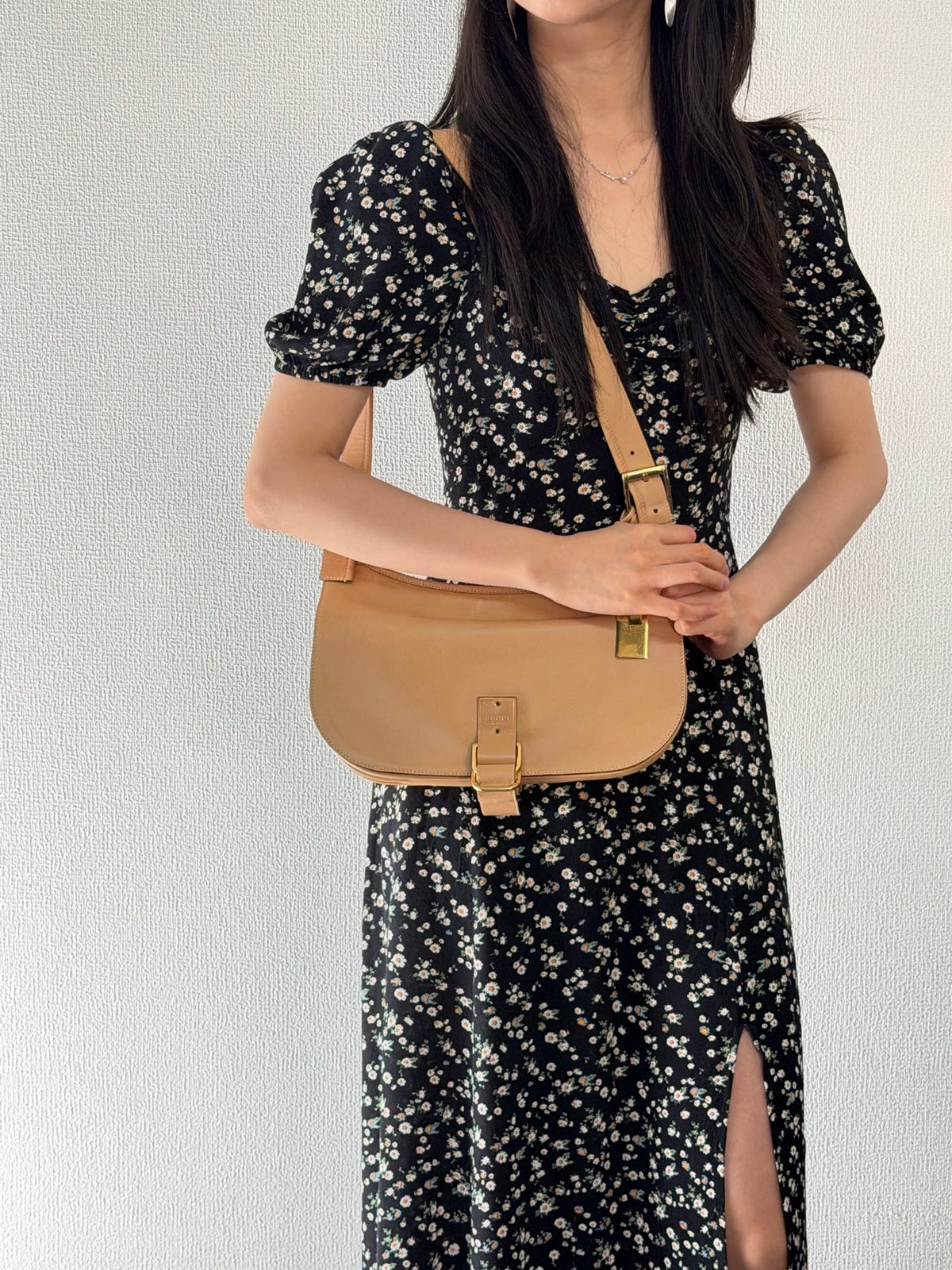Gucci Vintage Leather Shoulder Bag