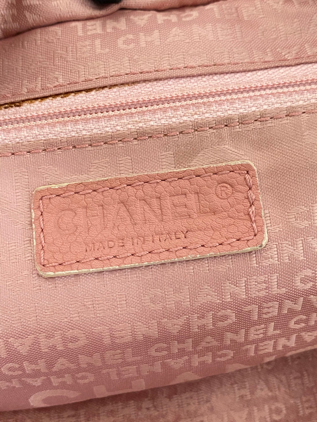 Chanel Chocobar Caviar Skin Bowling Bag