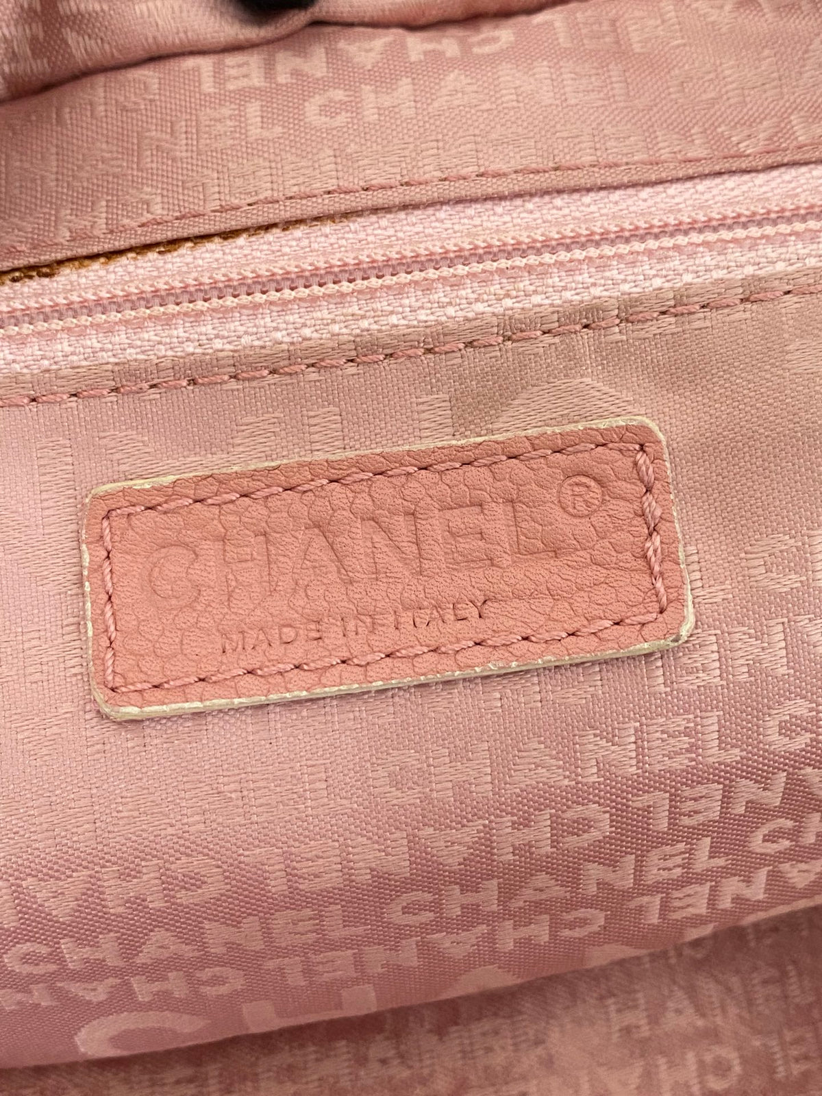 Chanel Chocobar Caviar Skin Bowling Bag
