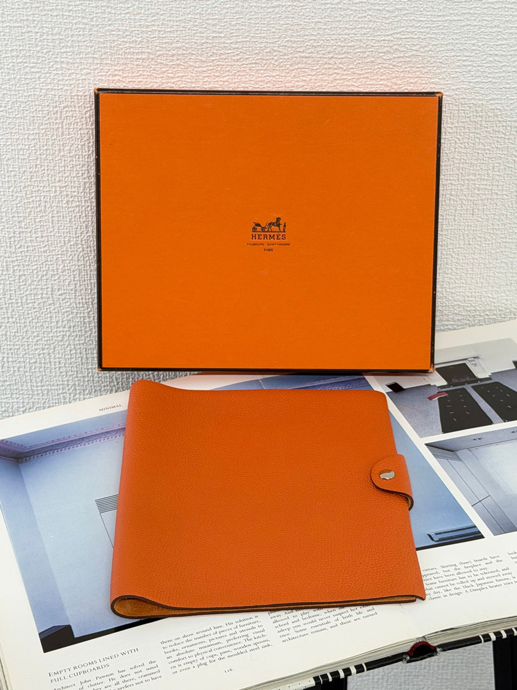 Hermès Ulysse notebook cover