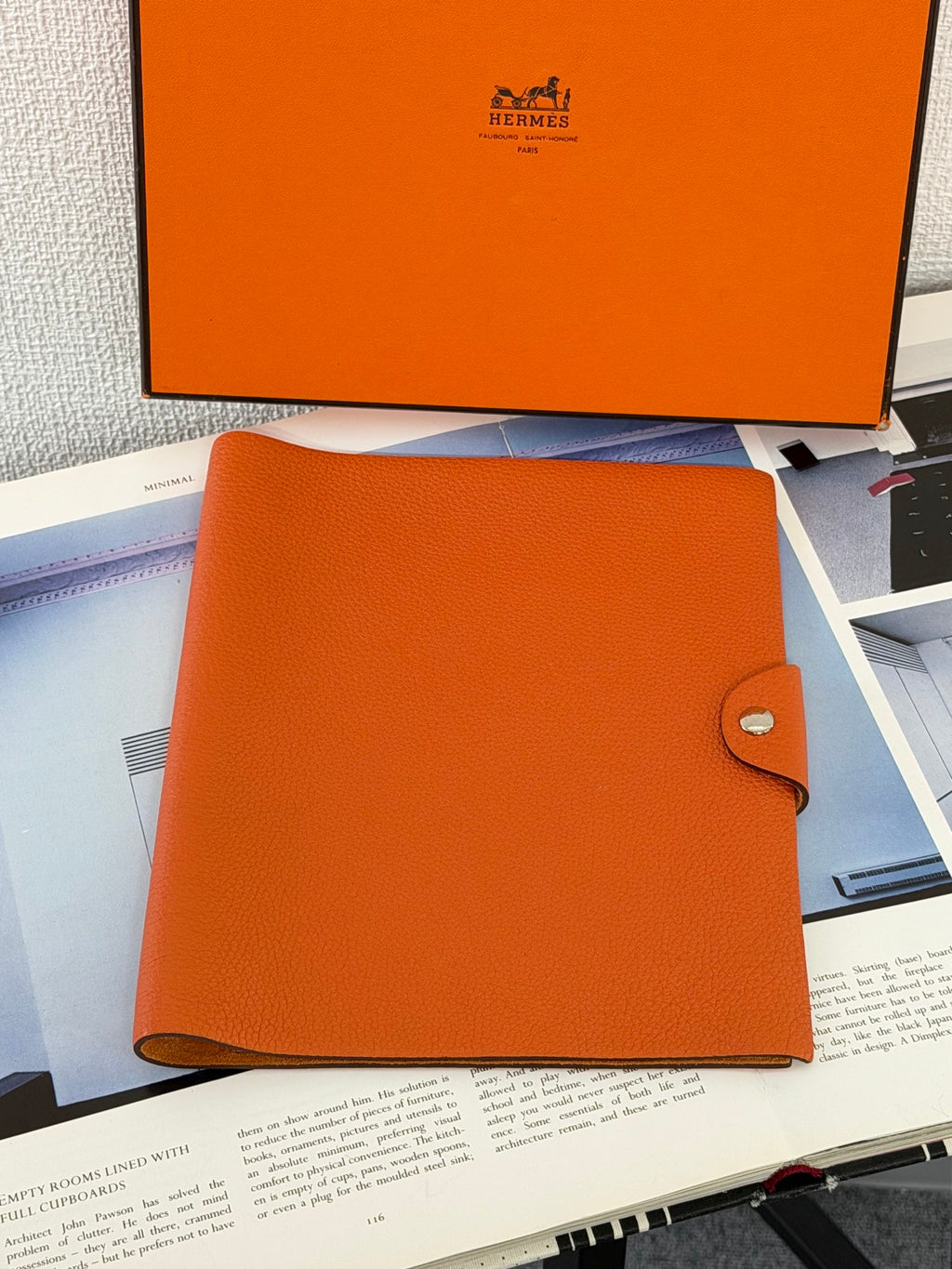 Hermès Ulysse notebook cover