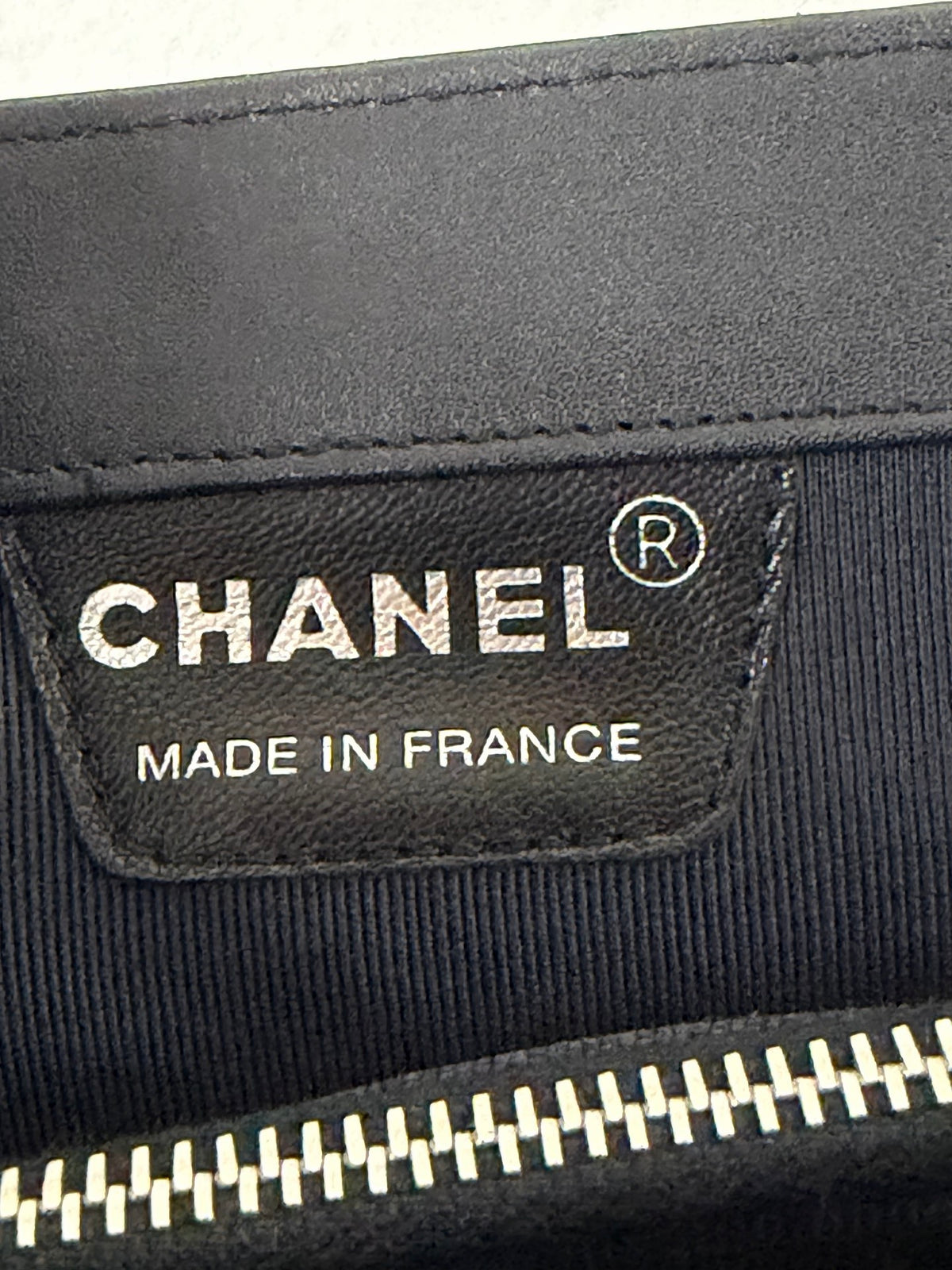 Chanel Vintage Chocolate Bar Metal Handle Tote Bag