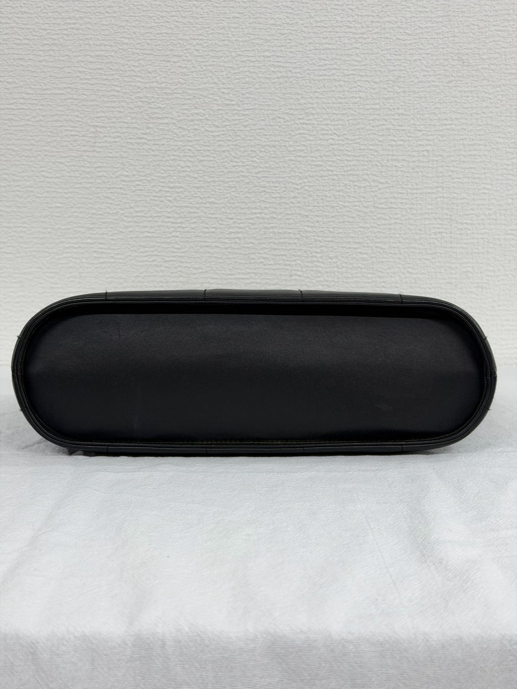 Chanel Vintage Chocolate Bar Metal Handle Tote Bag