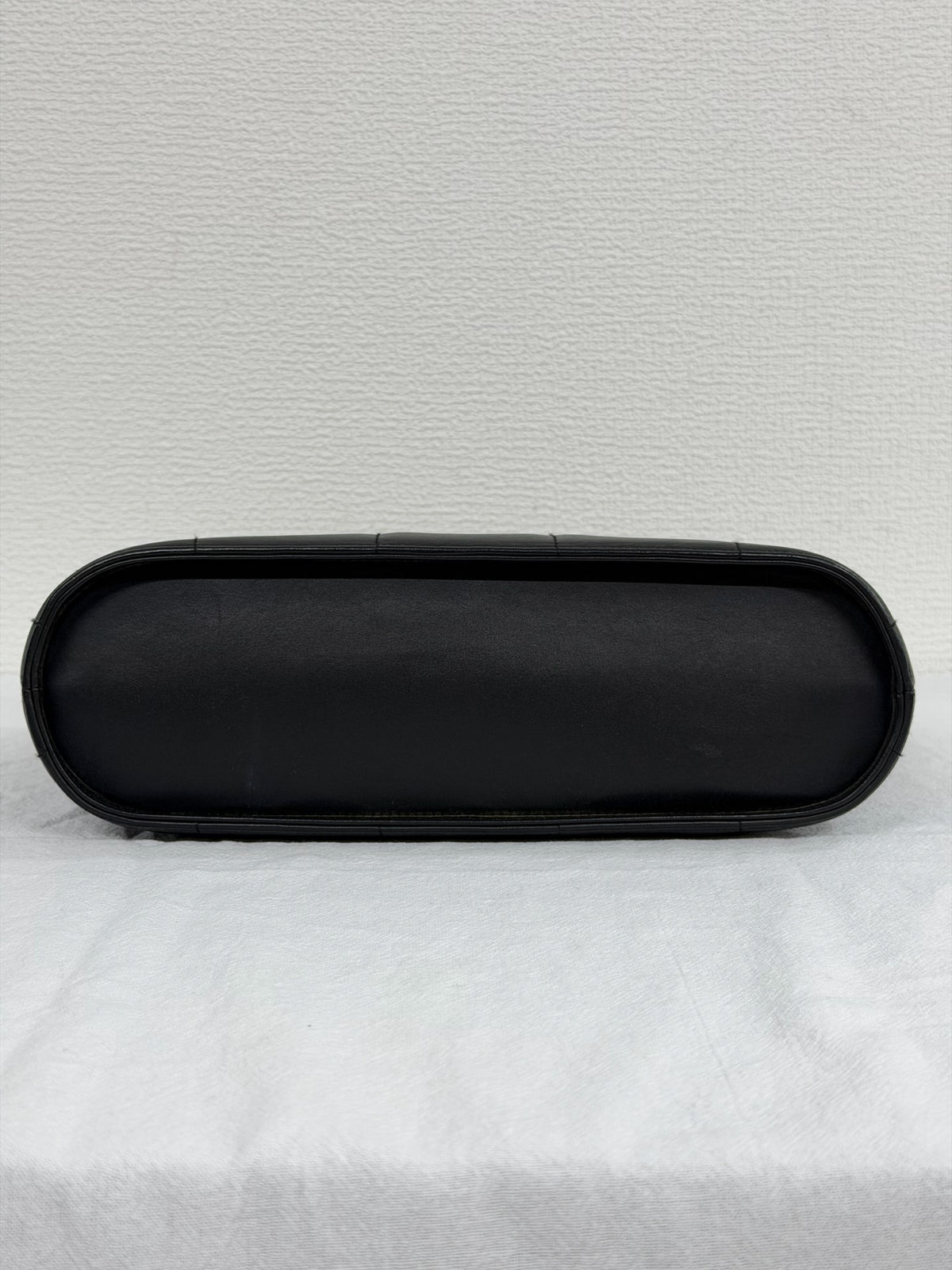 Chanel Vintage Chocolate Bar Metal Handle Tote Bag