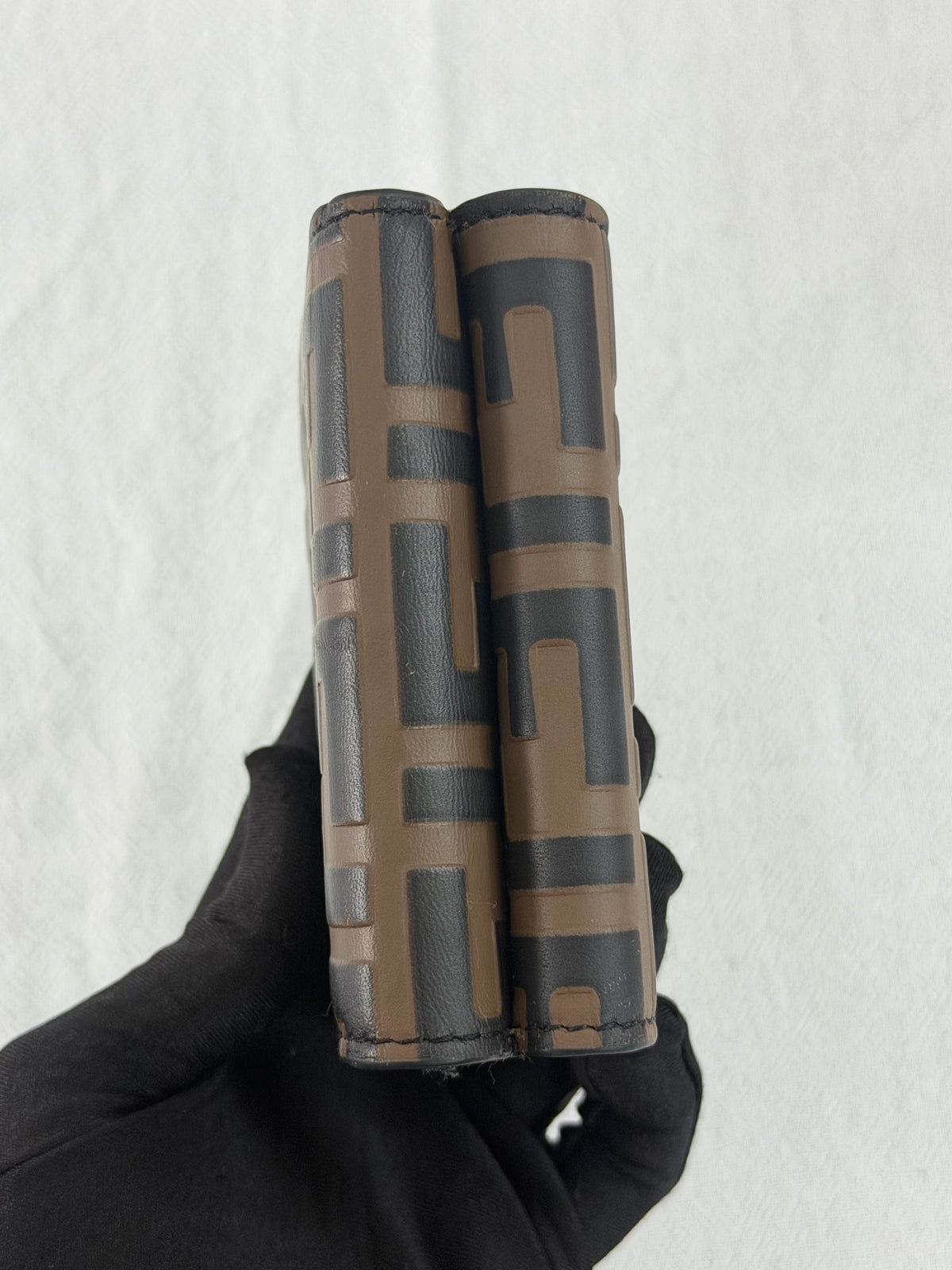 Fendi FF Diamonds Medium Trifold Wallet