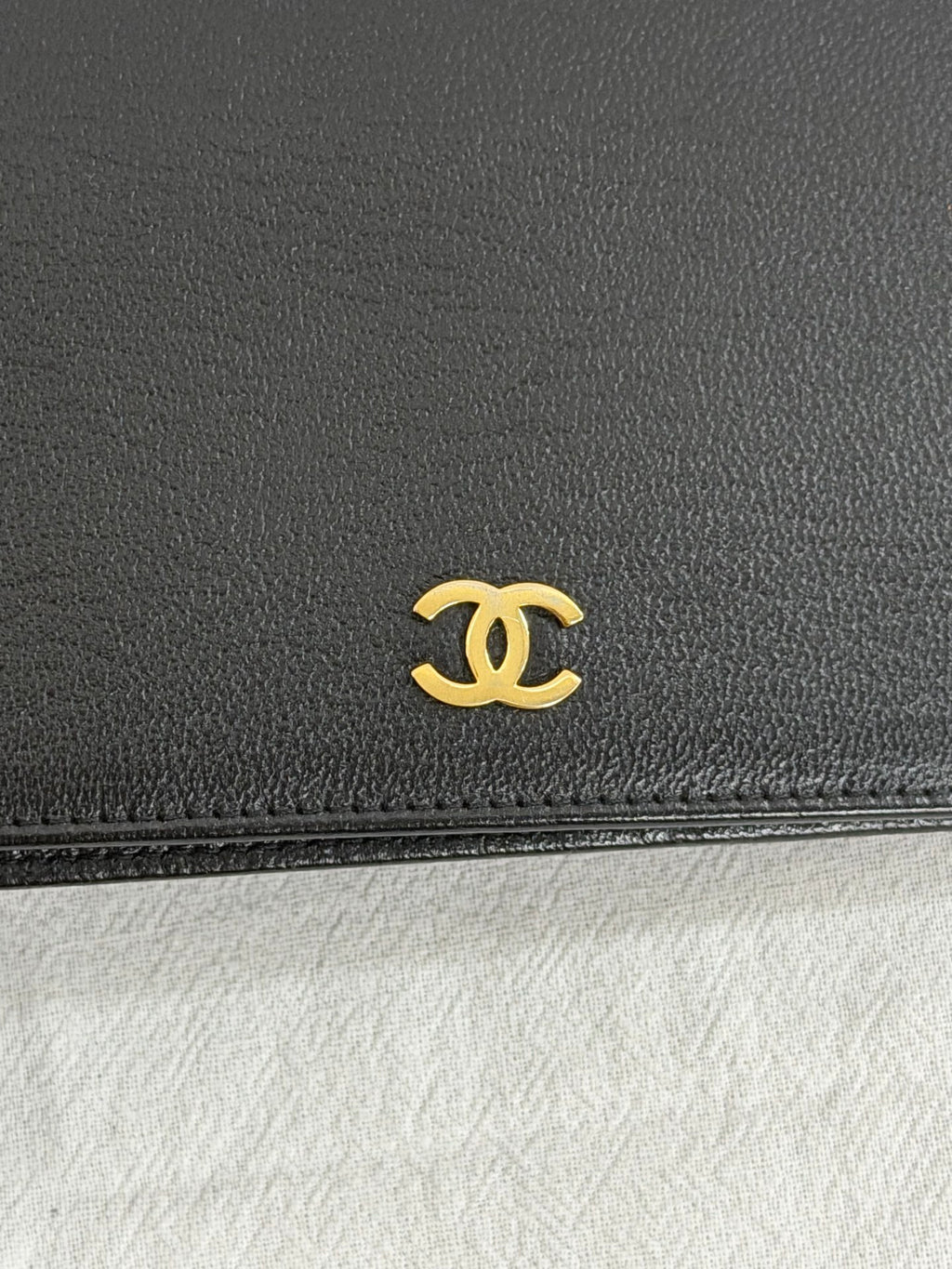 Chanel Vintage Caviar Skin CC Multi Case Long Wallet