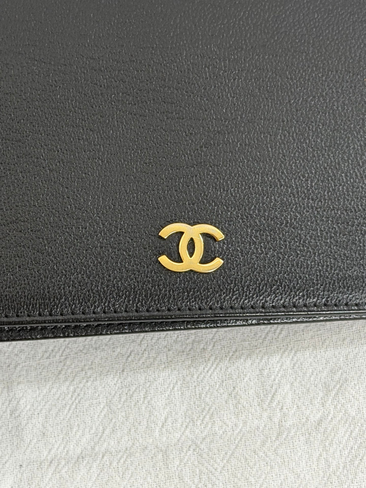 Chanel Vintage Caviar Skin CC Multi Case Long Wallet