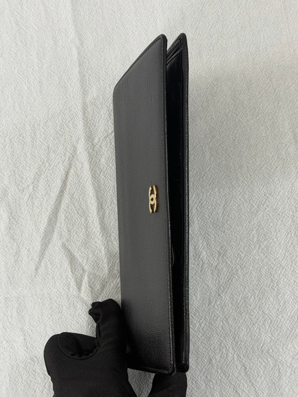 Chanel Vintage Caviar Skin CC Multi Case Long Wallet