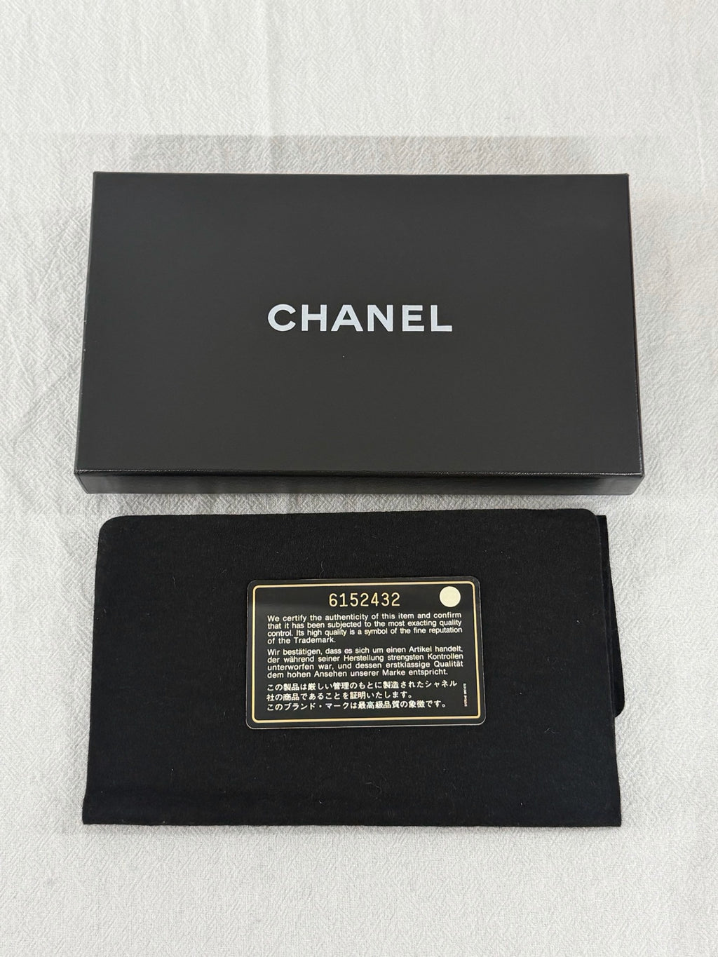 Chanel Vintage Caviar Skin CC Multi Case Long Wallet