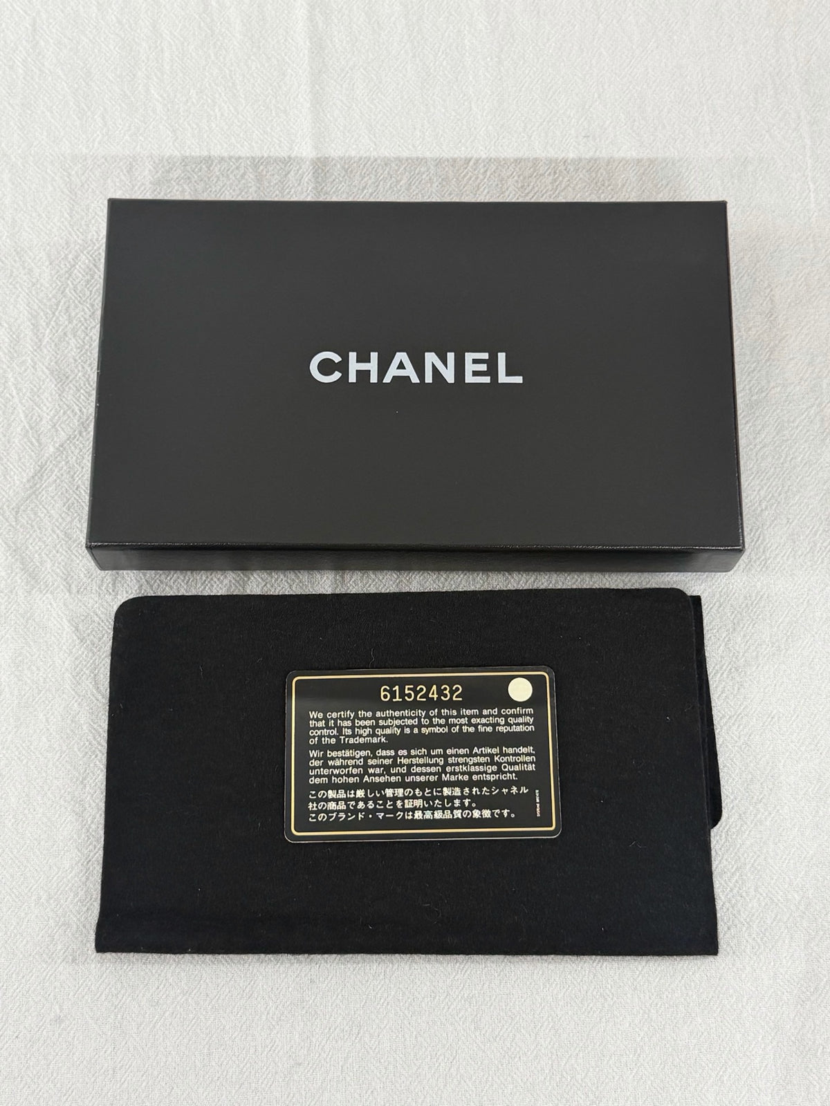 Chanel Vintage Caviar Skin CC Multi Case Long Wallet