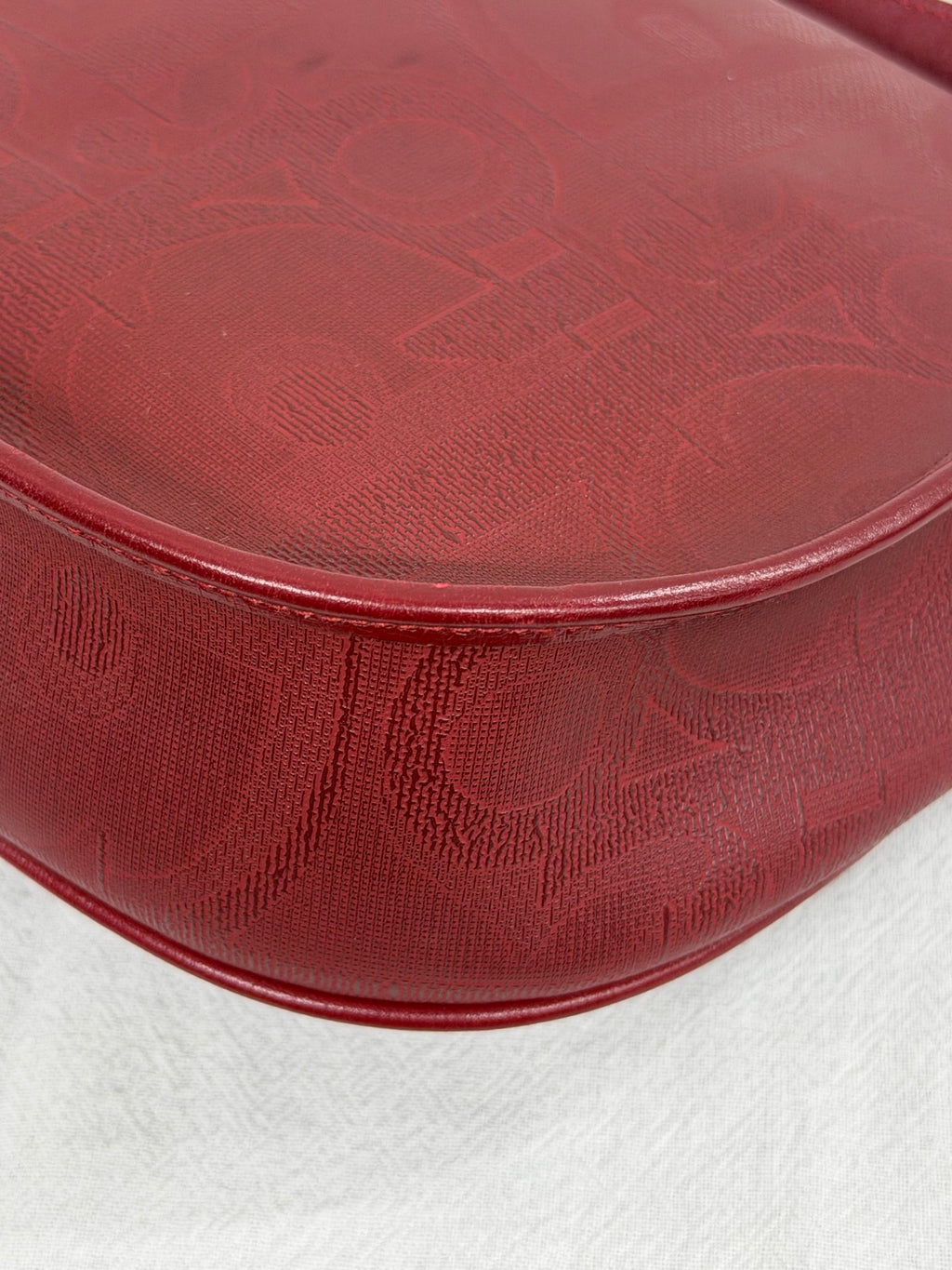 Christian Dior Vintage Trotter Monogram Shoulder Saddle Bag