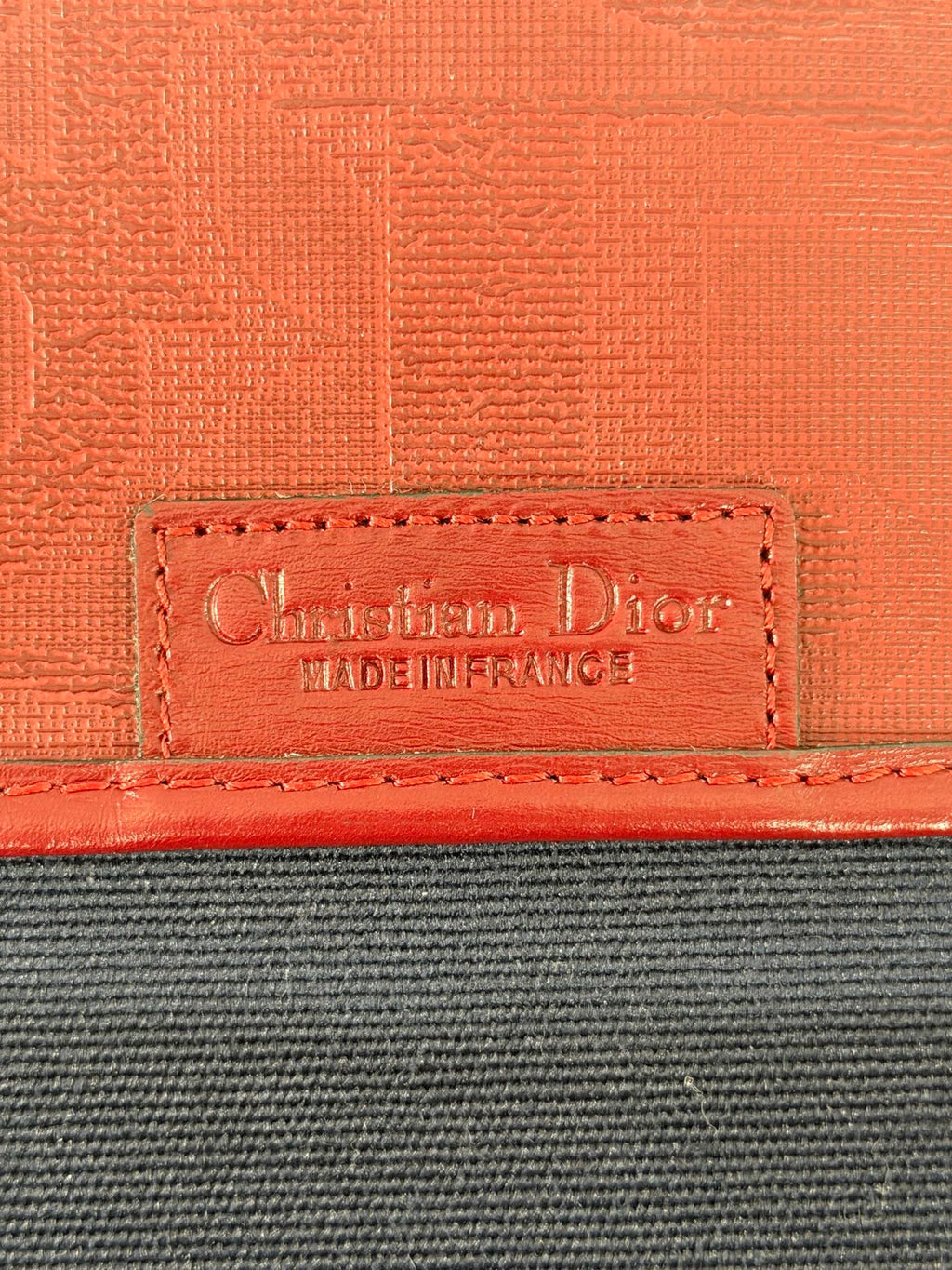 Christian Dior Vintage Trotter Monogram Shoulder Saddle Bag