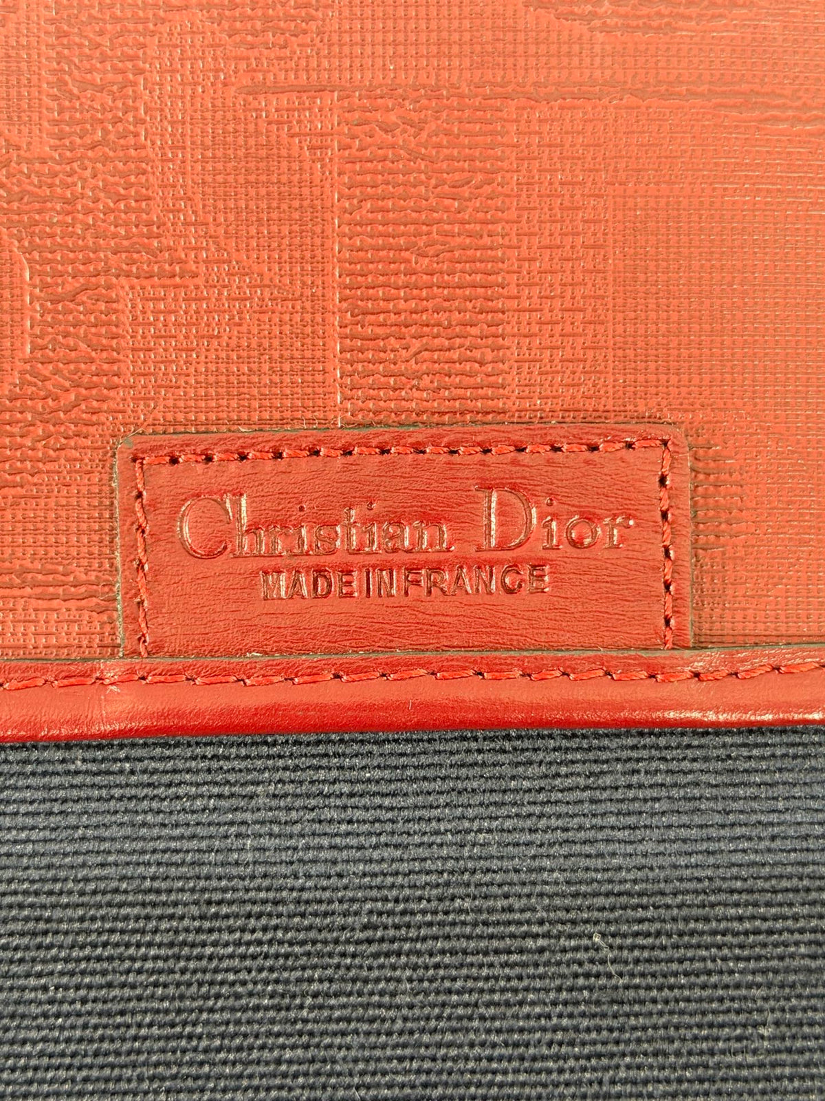 Christian Dior Vintage Trotter Monogram Shoulder Saddle Bag