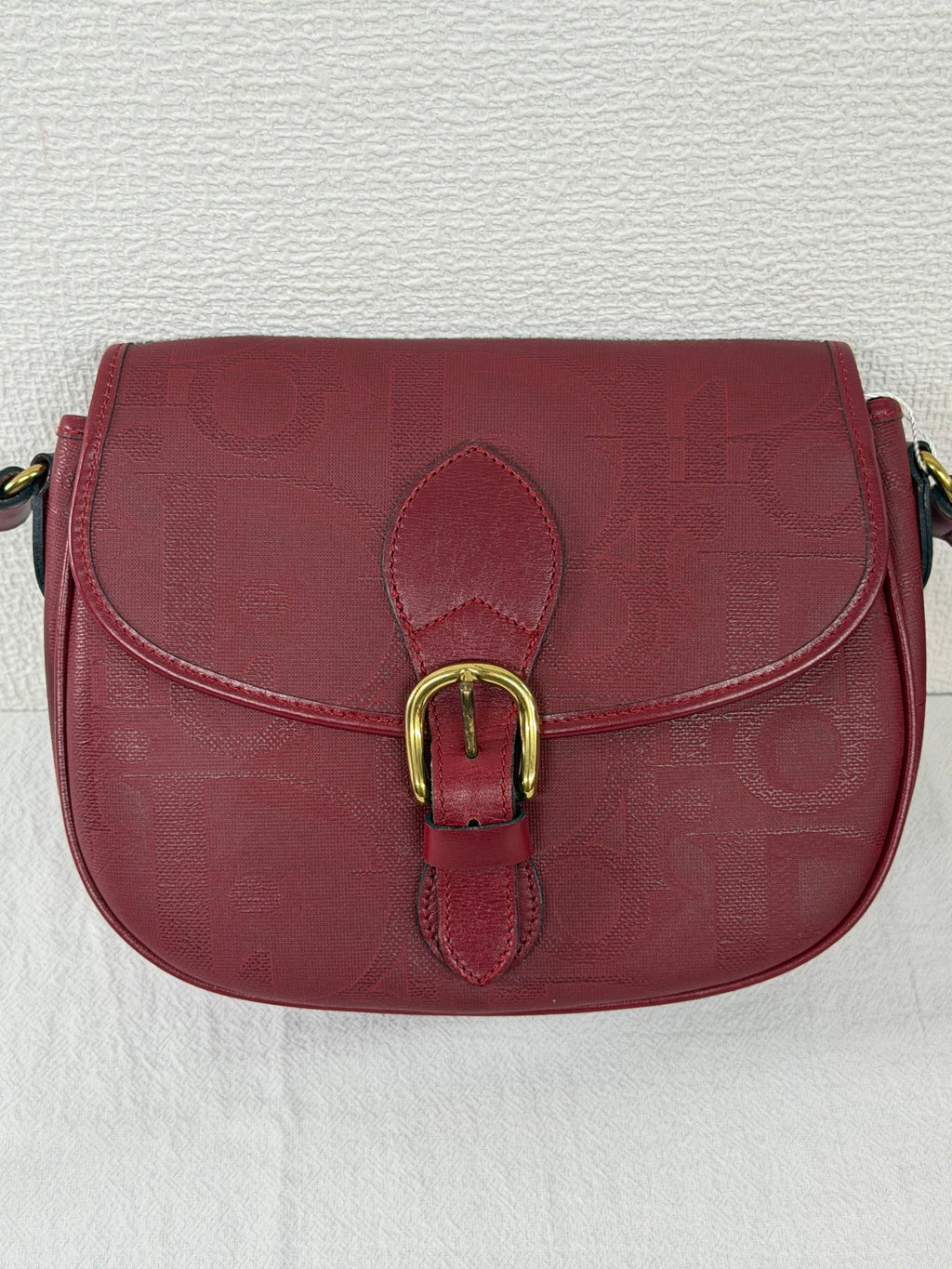 Christian Dior Vintage Trotter Monogram Shoulder Saddle Bag
