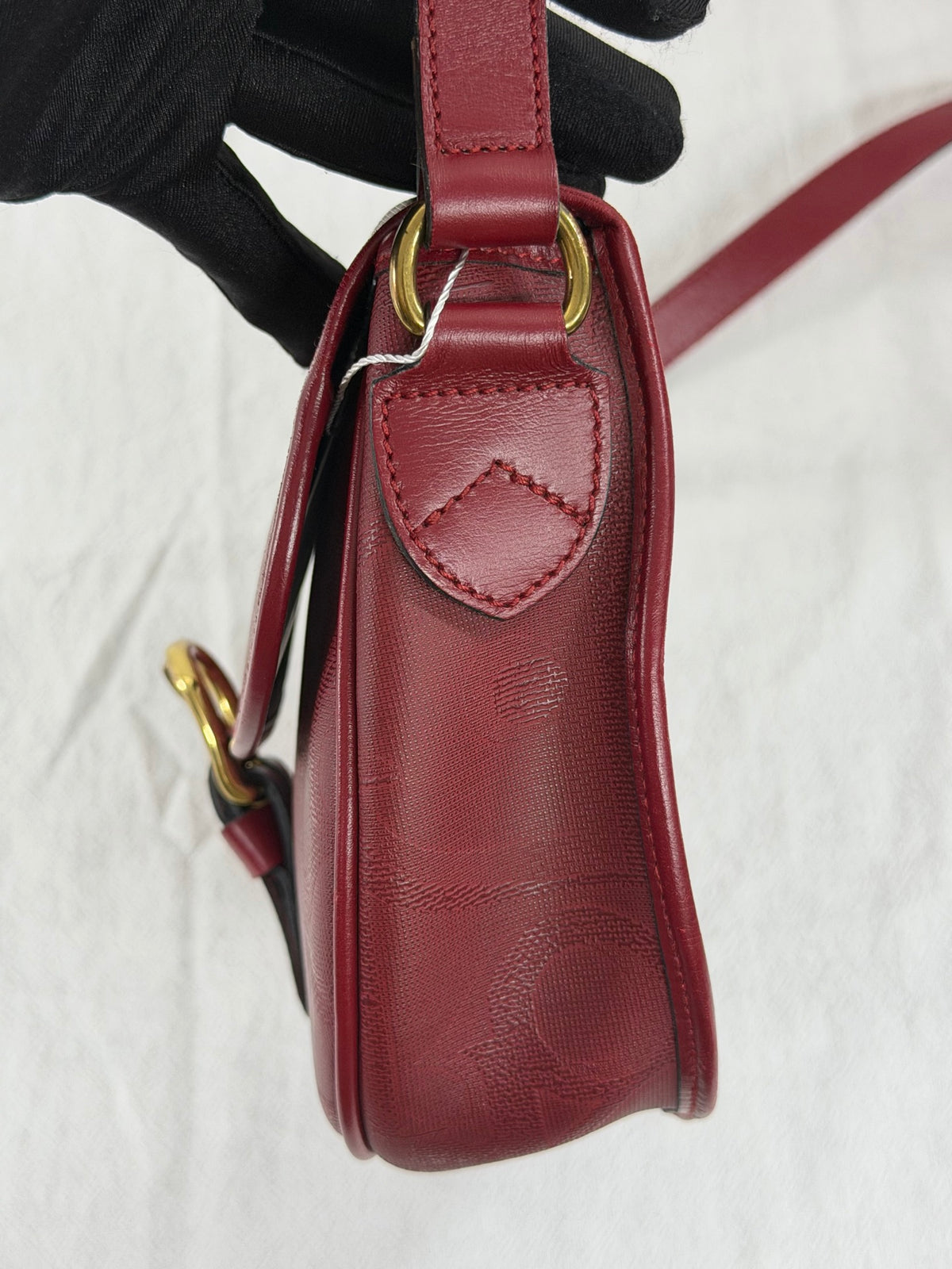 Christian Dior Vintage Trotter Monogram Shoulder Saddle Bag