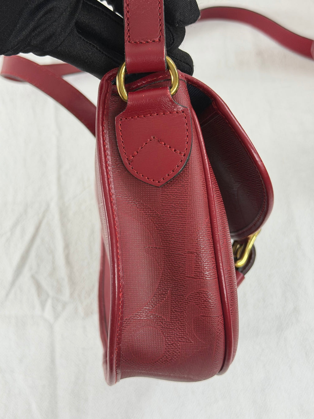 Christian Dior Vintage Trotter Monogram Shoulder Saddle Bag