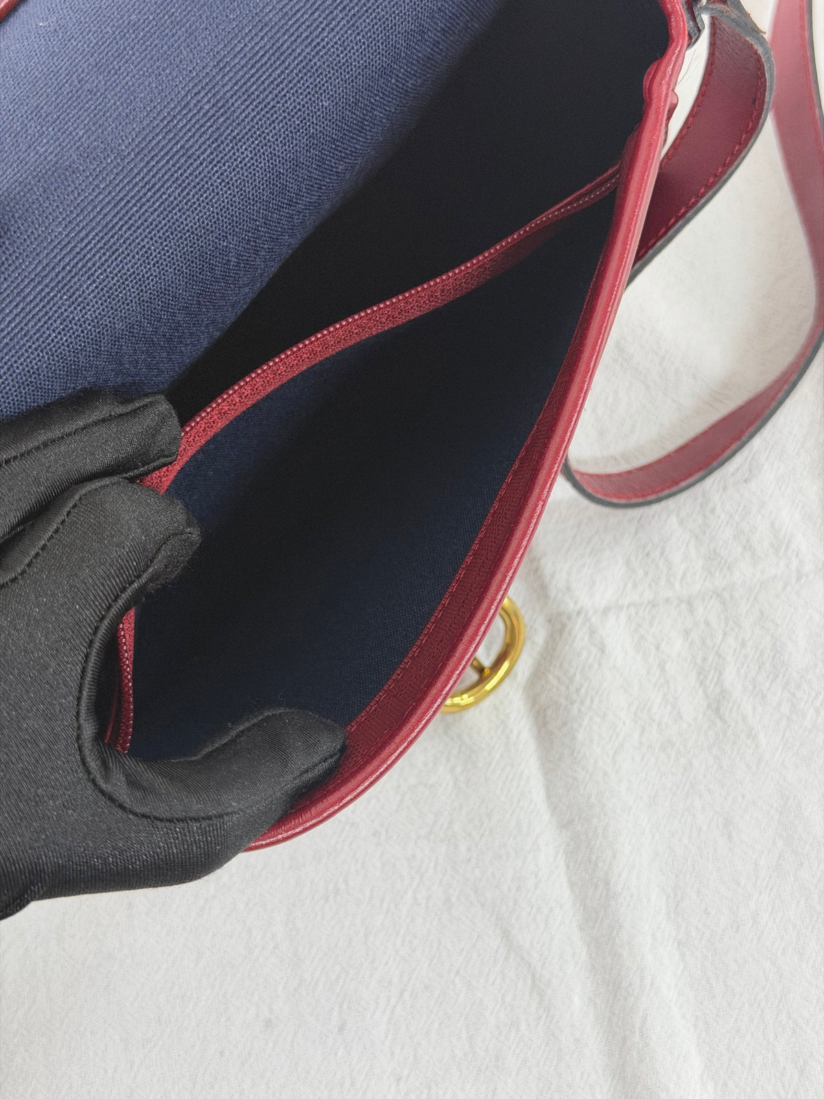 Christian Dior Vintage Trotter Monogram Shoulder Saddle Bag