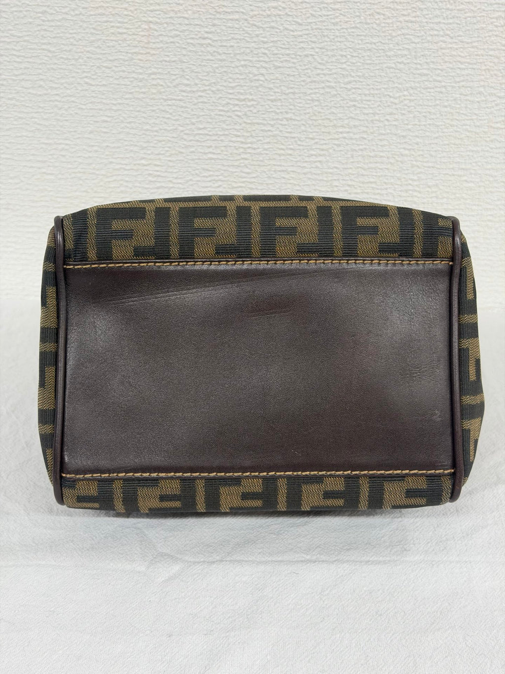 Fendi Vintage Zucca Canvas Flap Shoulder Bag