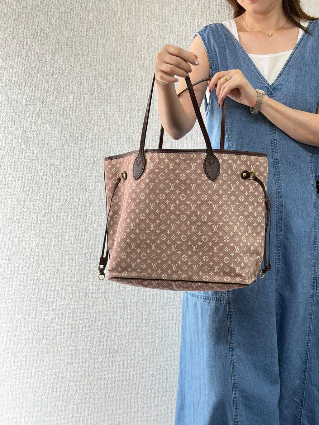 Louis Vuitton Monogram Idylle Neverfull MM Sepia