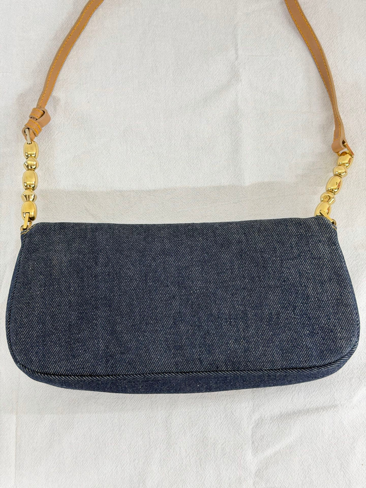 Christian Dior Vintage Denim Malice Shoulder Bag