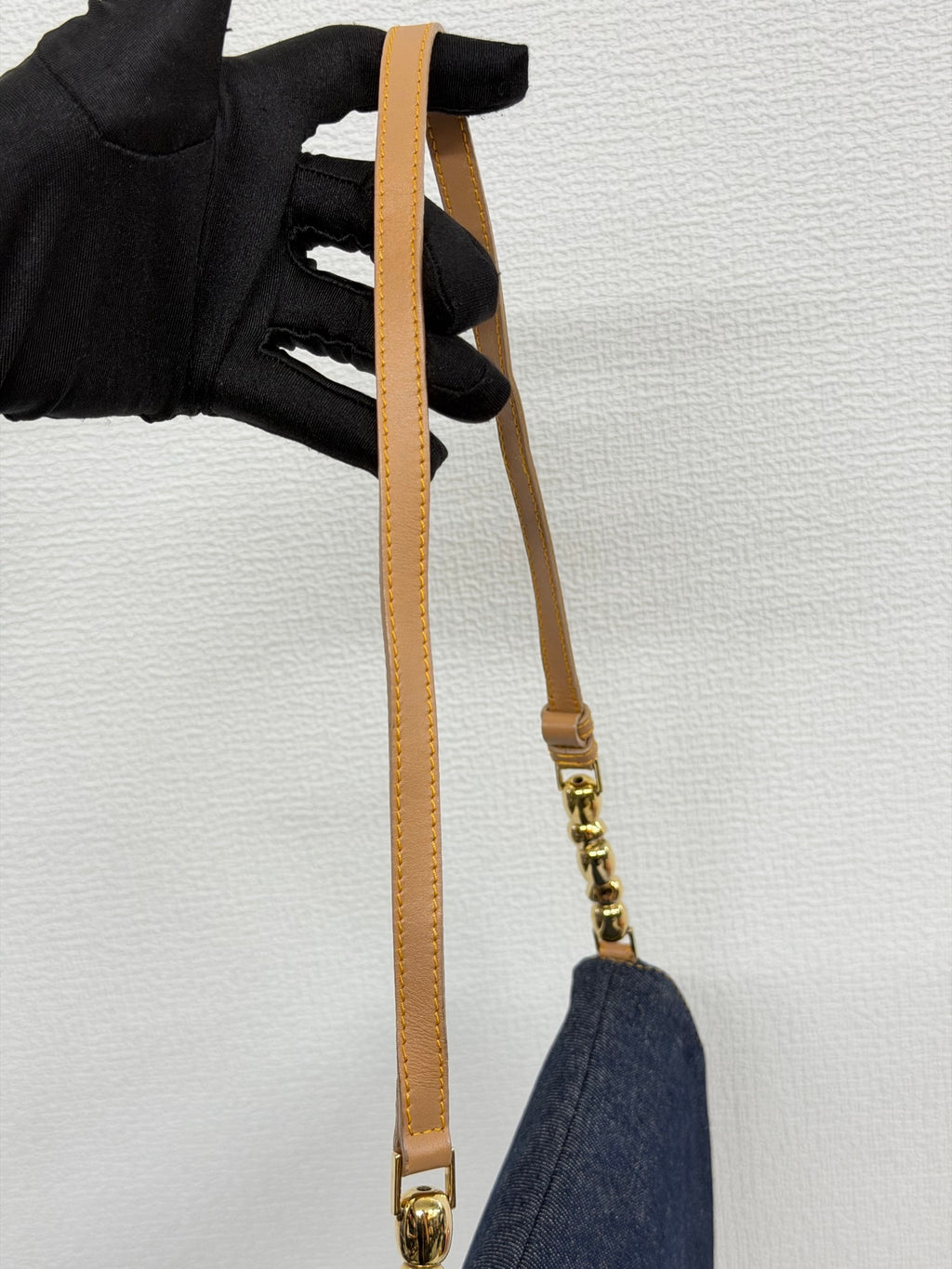 Christian Dior Vintage Denim Malice Shoulder Bag