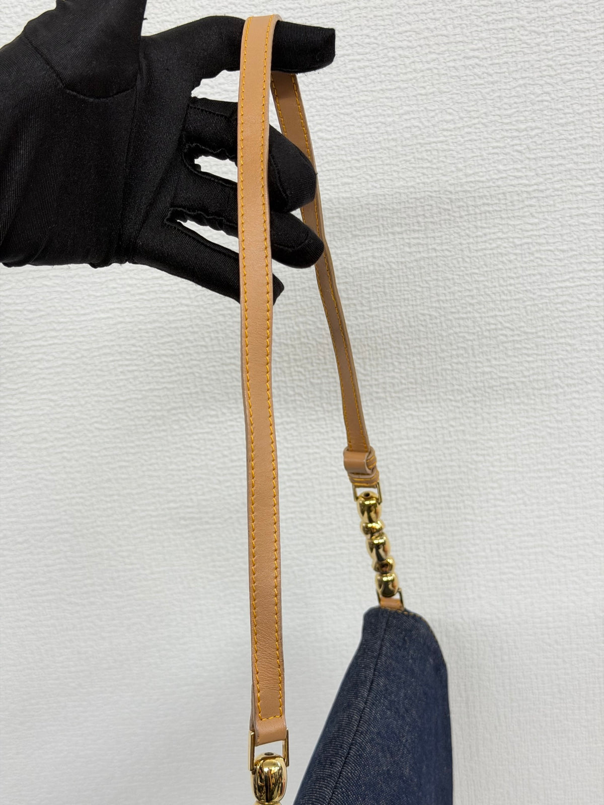 Christian Dior Vintage Denim Malice Shoulder Bag
