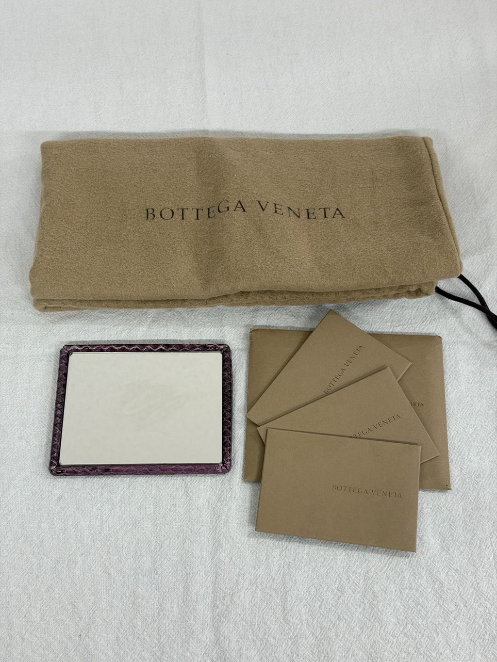Bottega Veneta Intrecciato Python Nylon Flap Handbag Purple/Black