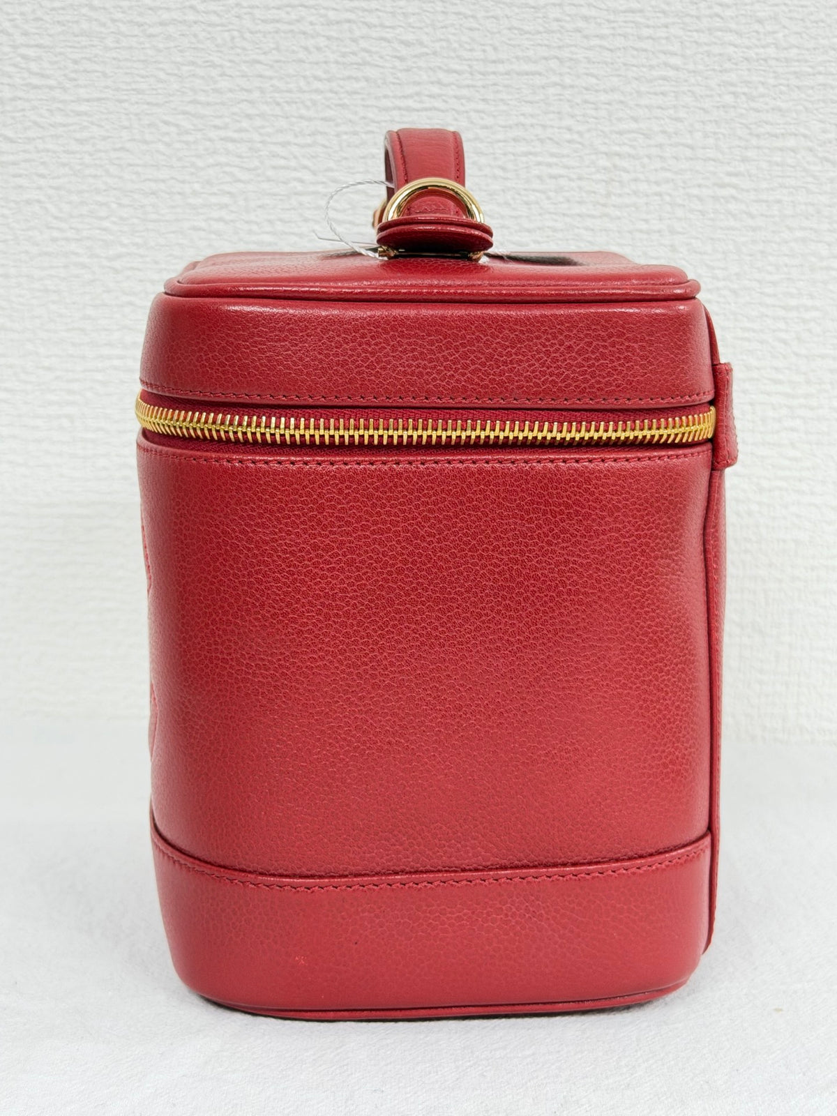 Chanel Vintage Caviar Skin CC Vanity Case Bag