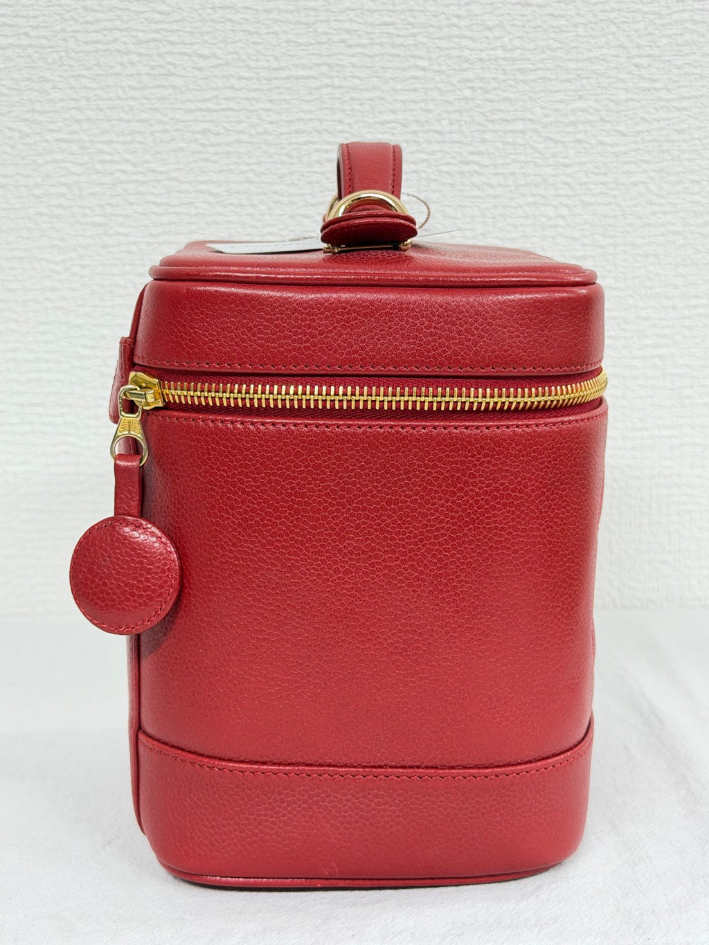 Chanel Vintage Caviar Skin CC Vanity Case Bag