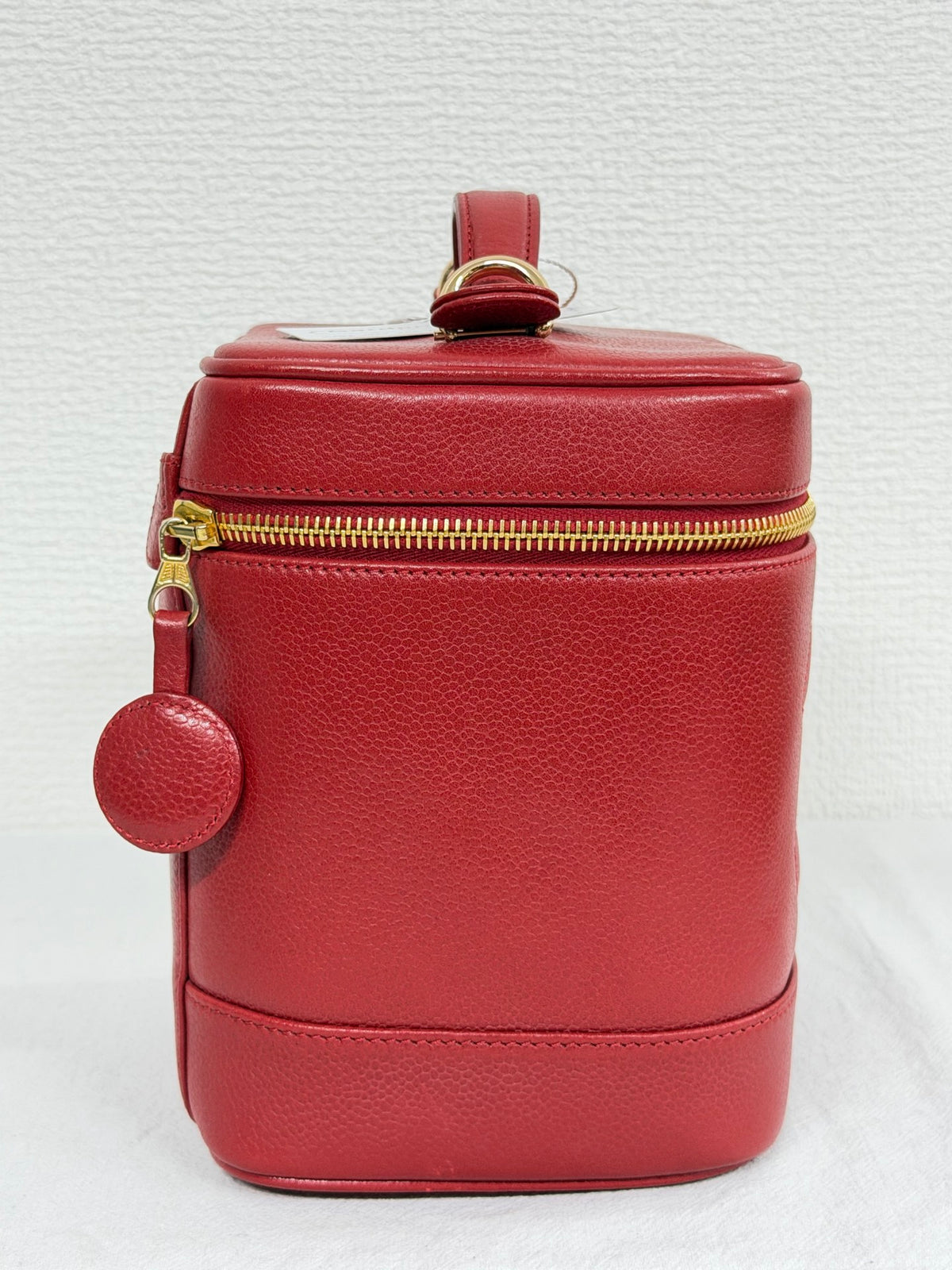 Chanel Vintage Caviar Skin CC Vanity Case Bag