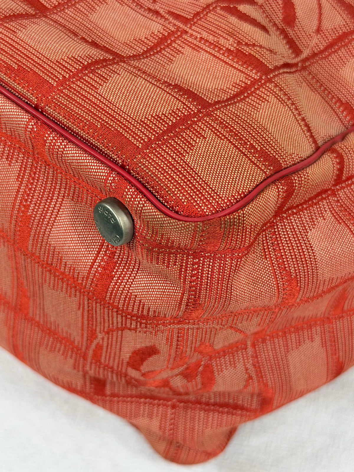 Chanel New Travel Line Tote MM Red