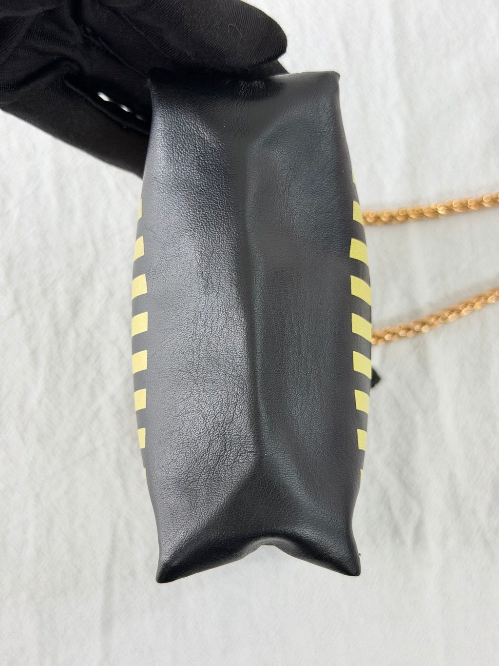 Fendi Vintage Fazzuolo Striped Canvas Mini Tote Bag