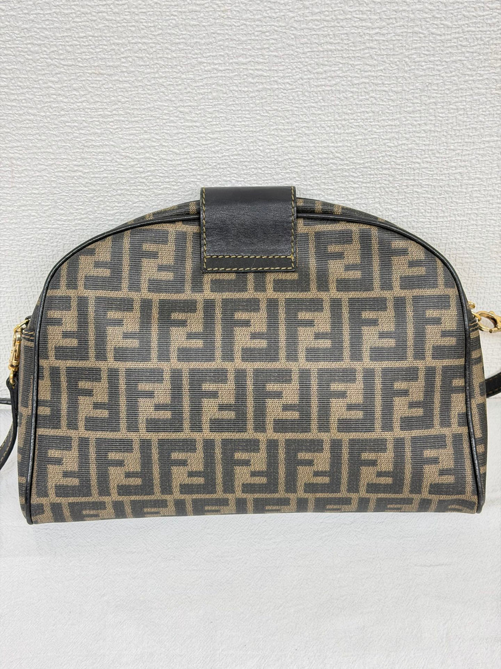 Celine Small Camera Bag in Triomphe Jacquard Textile Navy