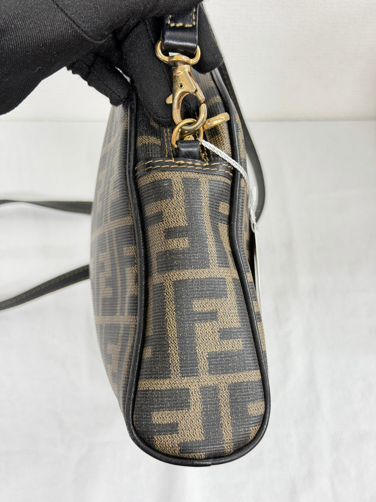 Celine Small Camera Bag in Triomphe Jacquard Textile Navy