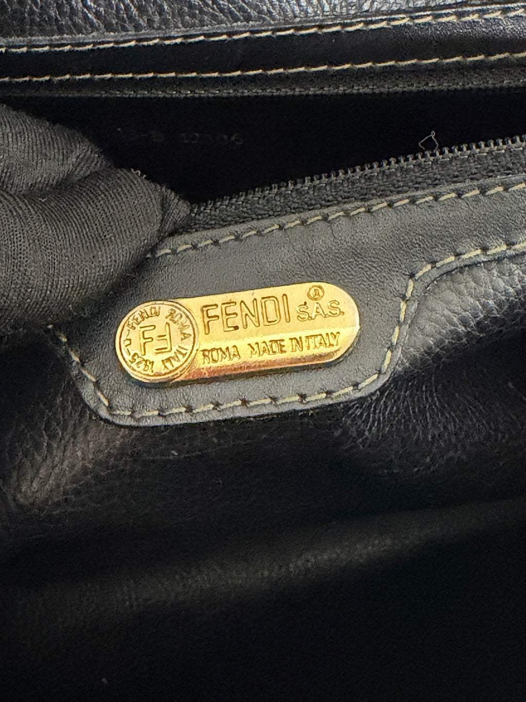 Celine Small Camera Bag in Triomphe Jacquard Textile Navy