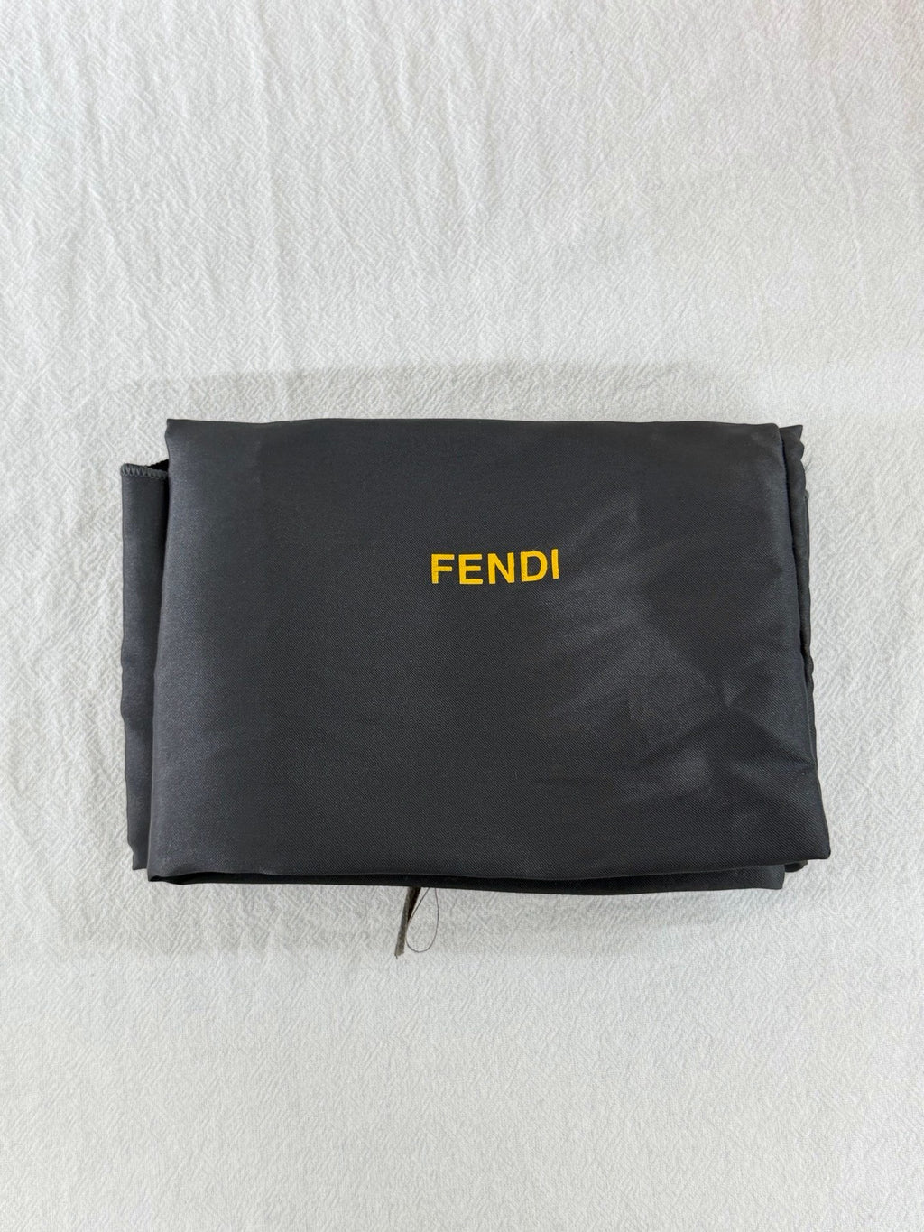 Fendi Vintage Vinyl Zucchino Mamma Baguette Bag Orange