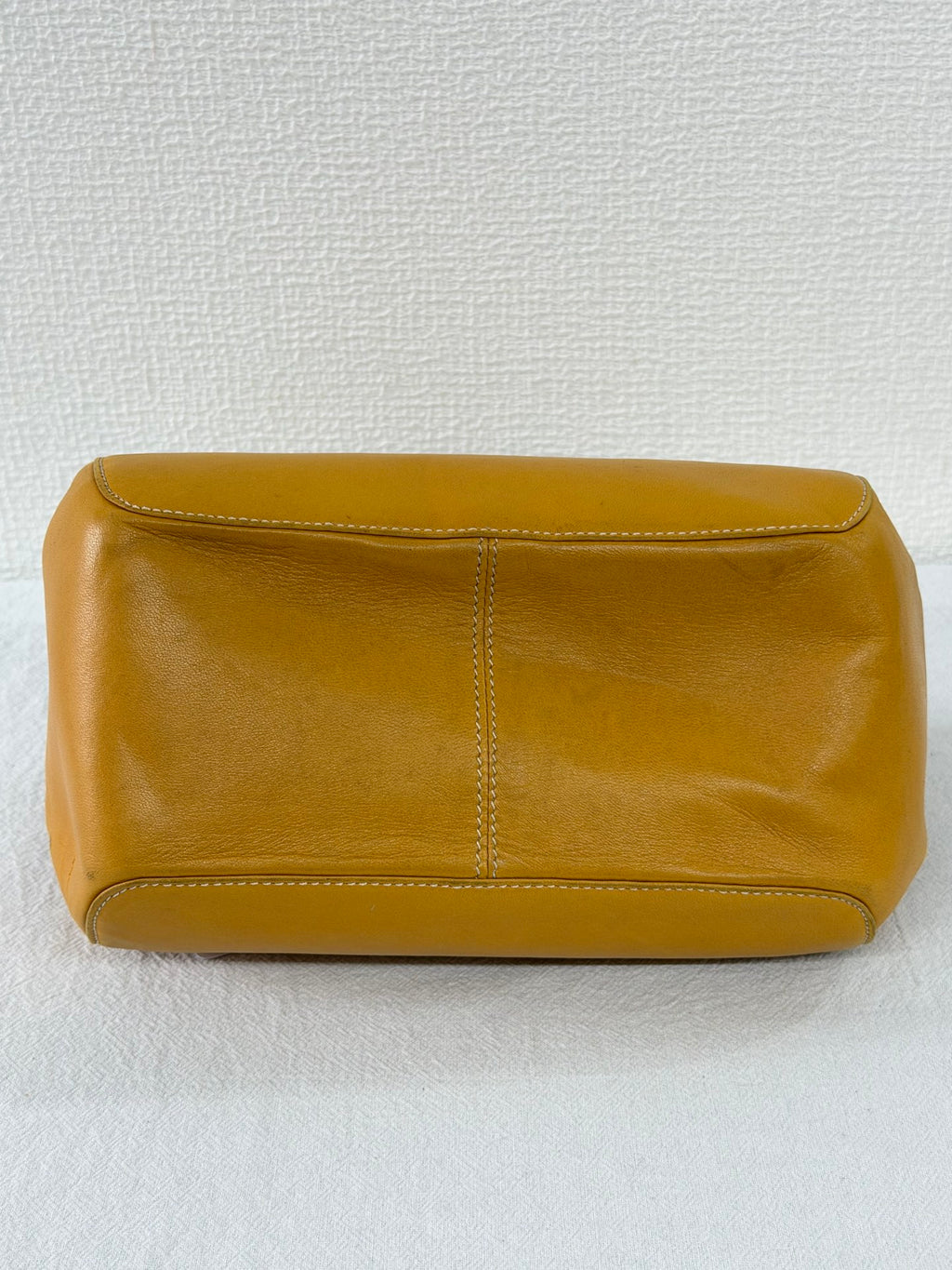 Loewe Vintage Nappa Leather Aire Handbag Yellow
