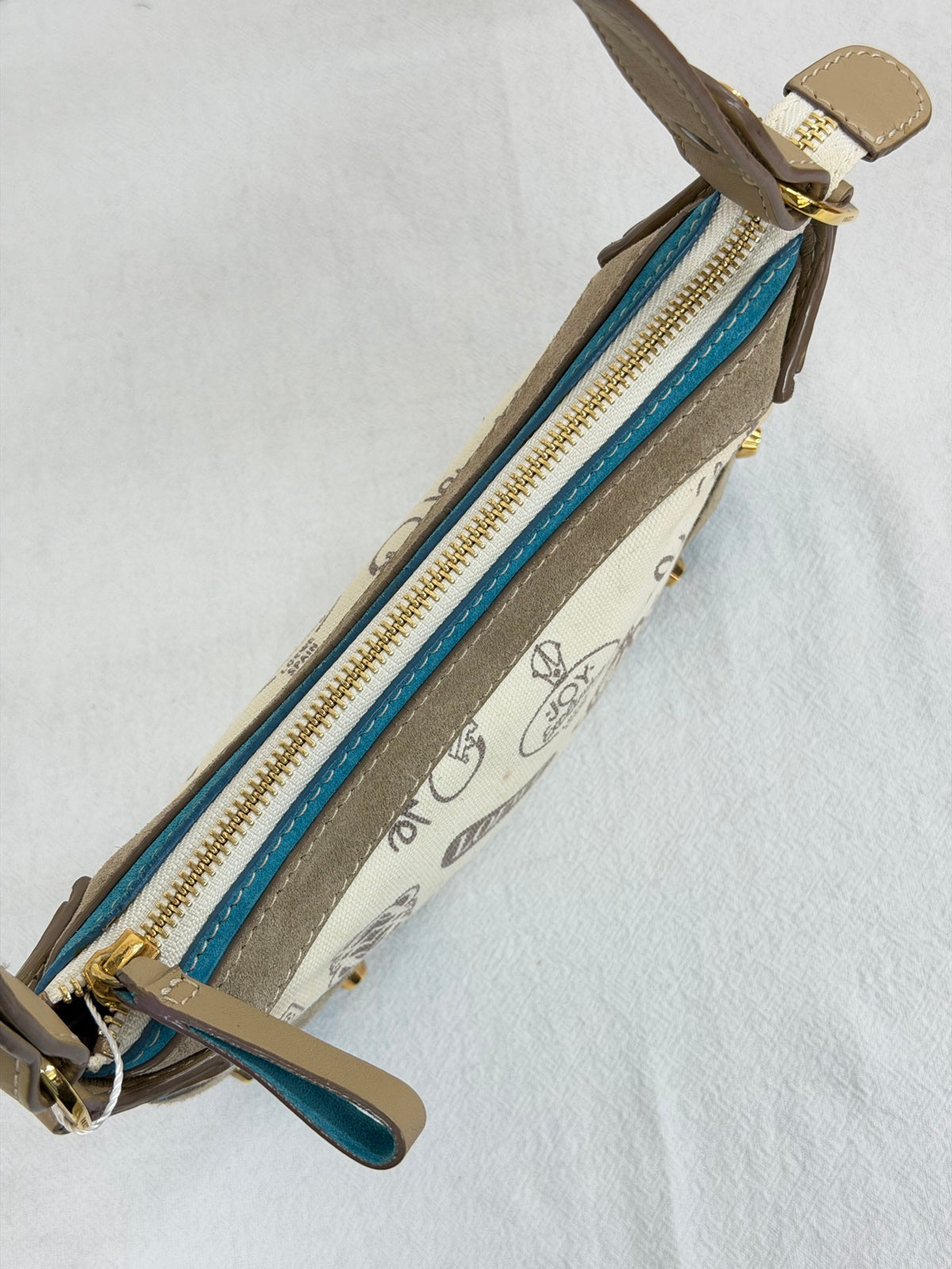 LOEWE 150th Anniversary Stamp Print Shoulder Bag