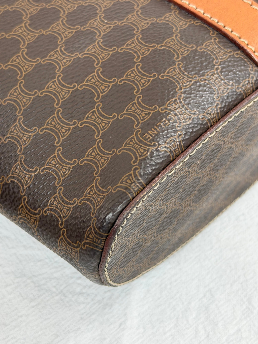 CELINE Macadam Triomphe 2Way Vanity Bag