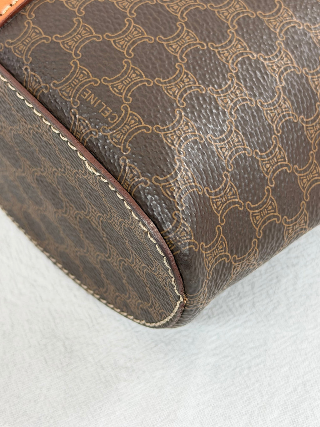 CELINE Macadam Triomphe 2Way Vanity Bag